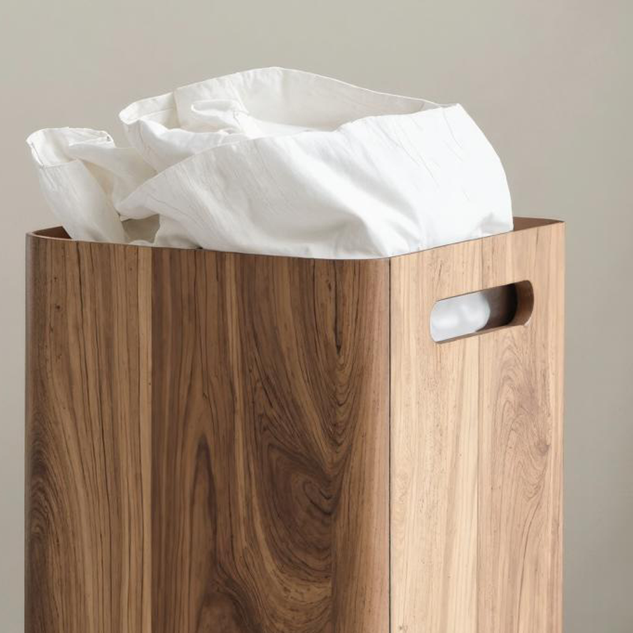 Mid Century Wood Box For Bedroom Storage And Decor Accent SILDTSBN009