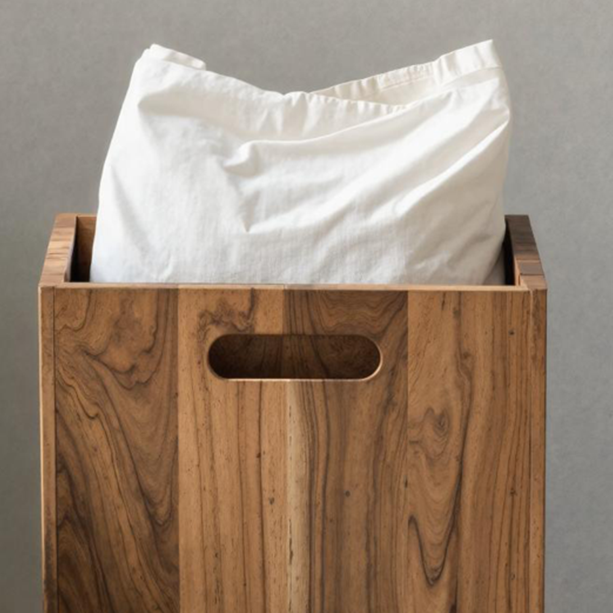 Vintage Solid Wood Storage Bin For Furniture Decor Style SILDTSBN008