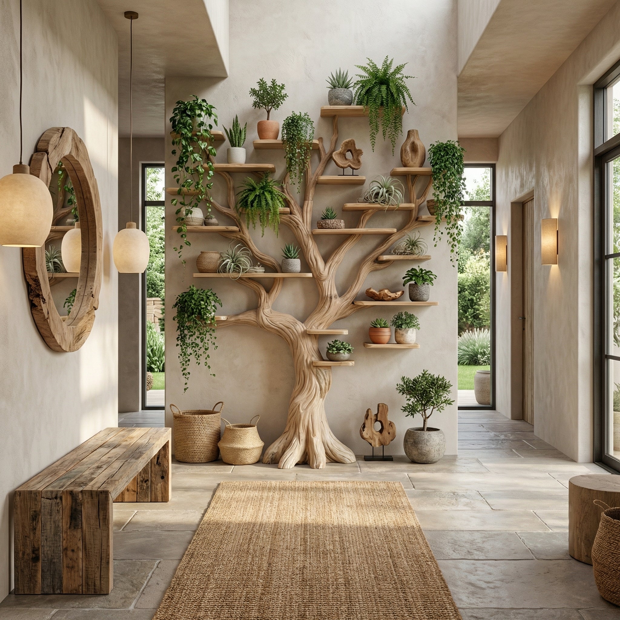 Tree Branch Floating Bookshelf Decor SINLTB054