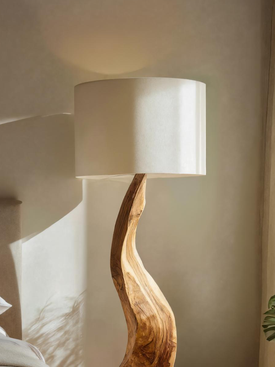Modern Sculptural Floor Lamp With Curved Base For Bedroom SITHTTLAM019