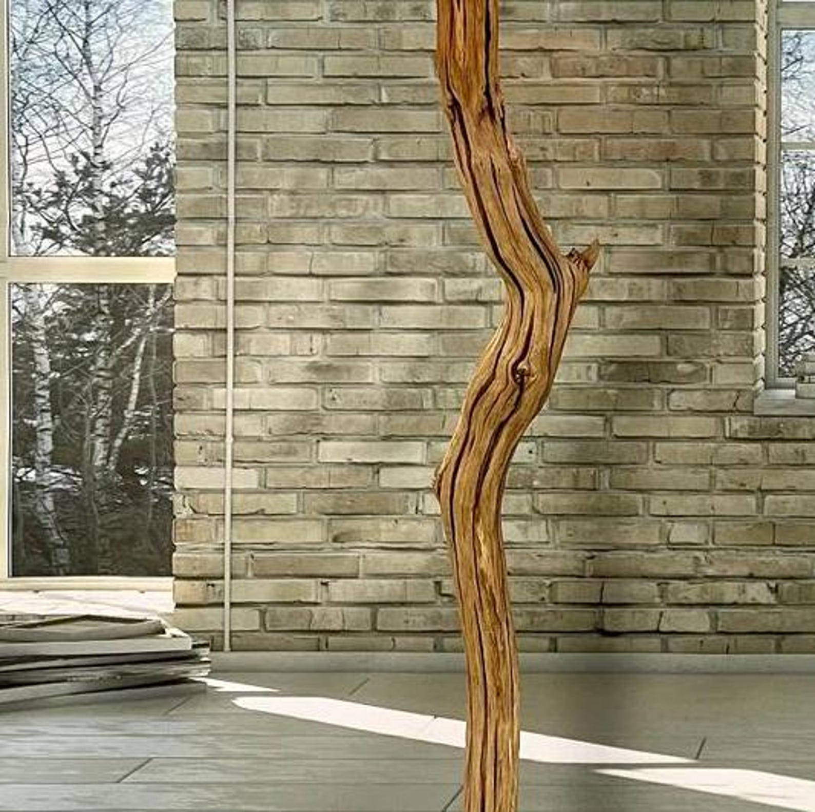 Rustic Corner Floor Lamp And Wood Floor Lighting Ideas For Minimalist Home Decor SITHLAM009