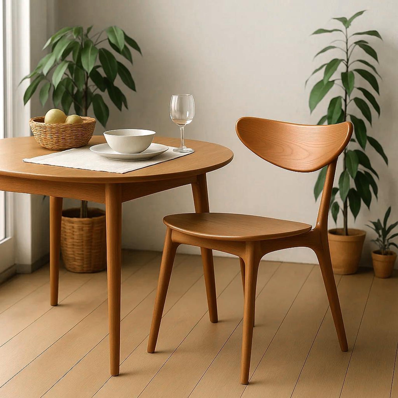 Modern Curved Back Dining Chair For Kitchen And Dining Room SITHCHR004