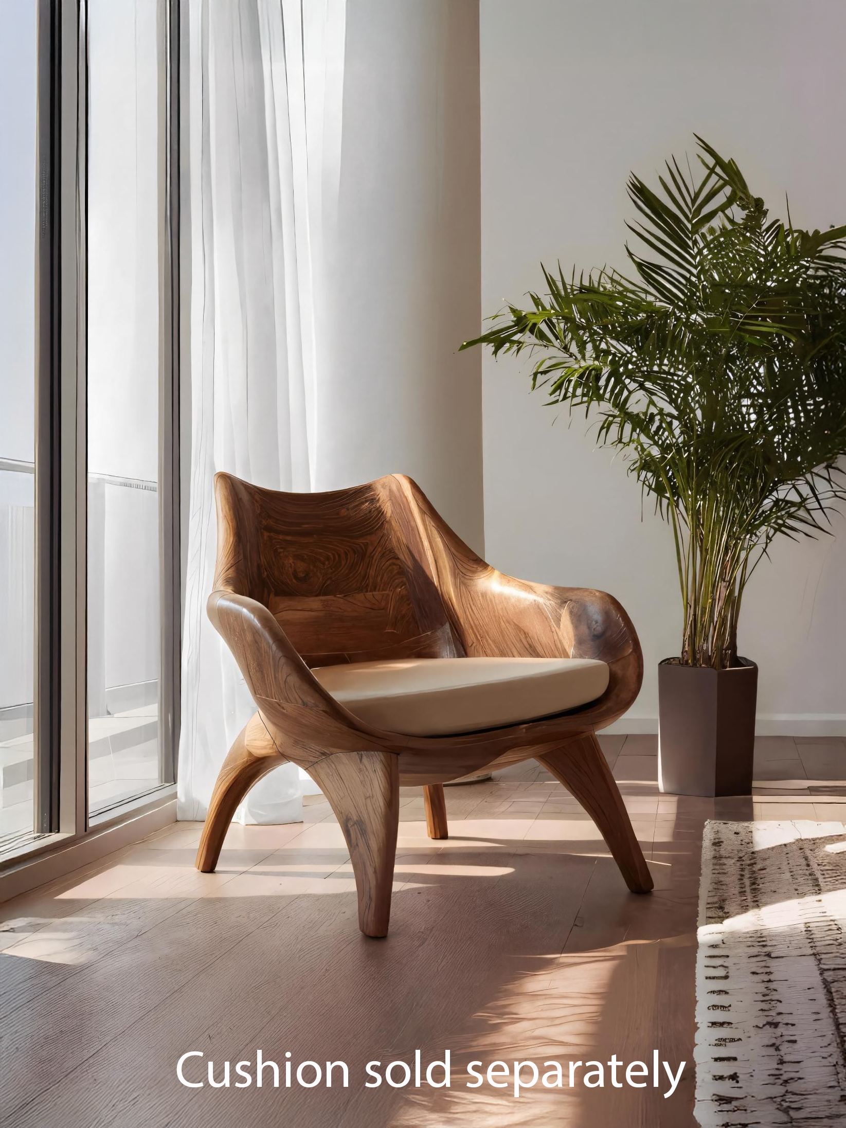 Modern Sculptural Lounge Chair For Living Room SITHTTACC004