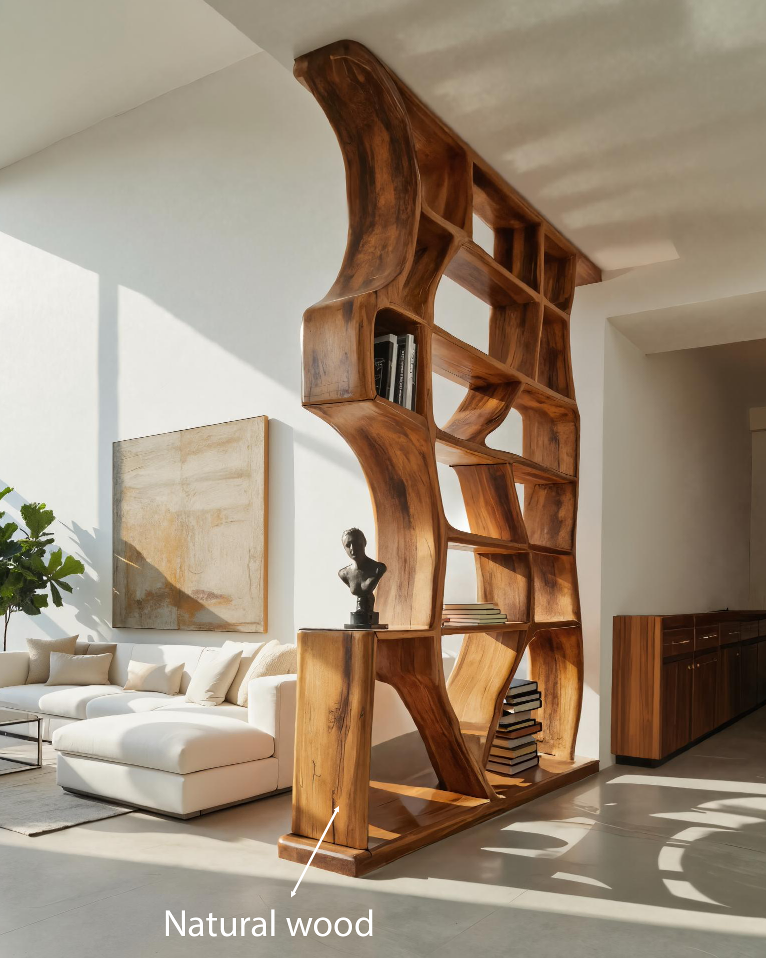 Modern Organic Room Divider For Living Room SITHTTDVR001