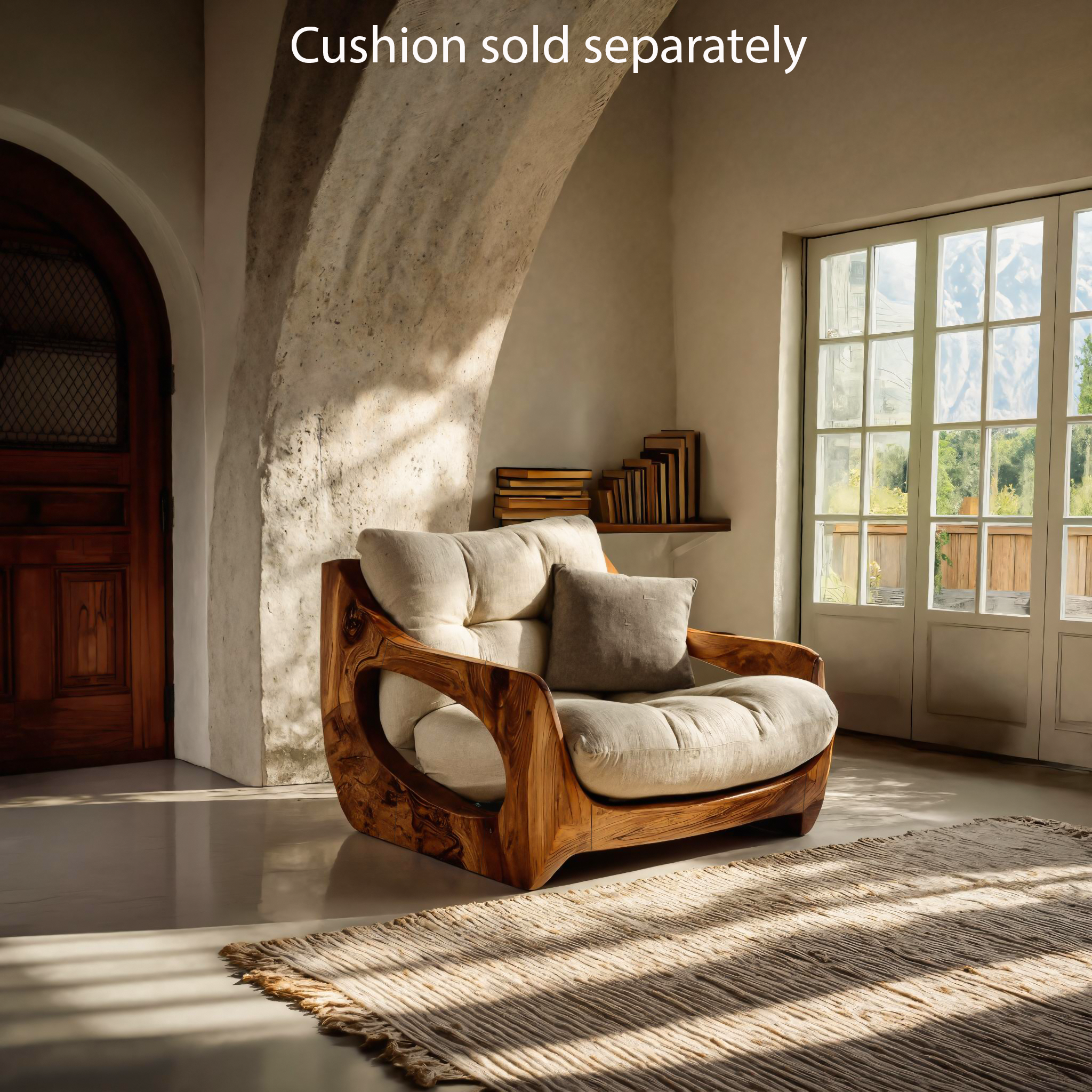 Modern Organic Lounge Seating With Carved Form For Living Room RTTHTTACC010