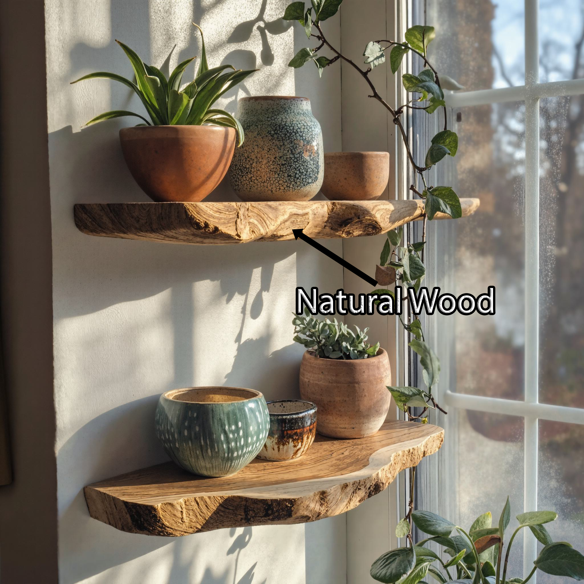 Minimalist Wooden Floating Shelf For Living Room Decor SILDTFL140
