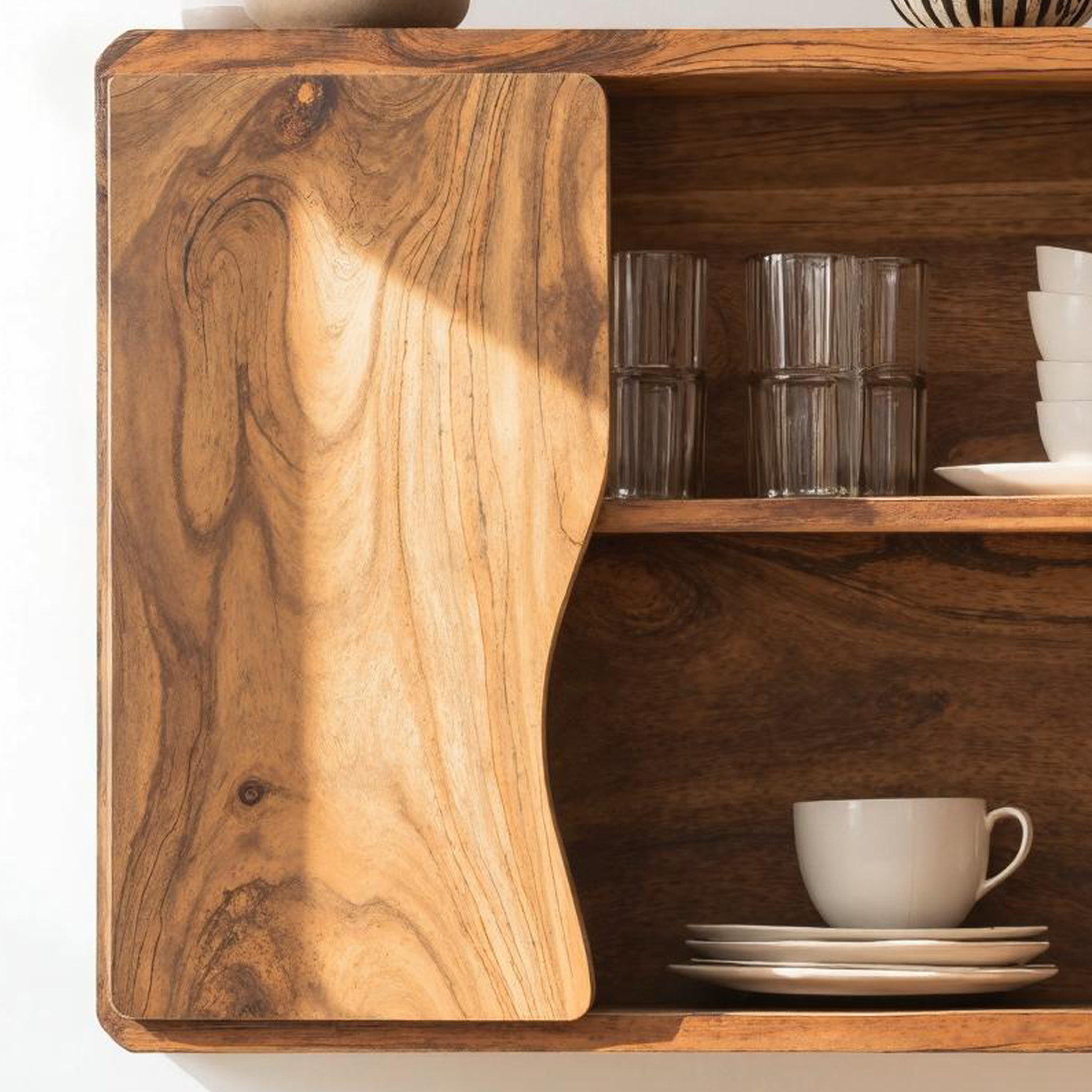 Mid Century Wooden Kitchen Cabinet For Furniture Decor SILDTKC009