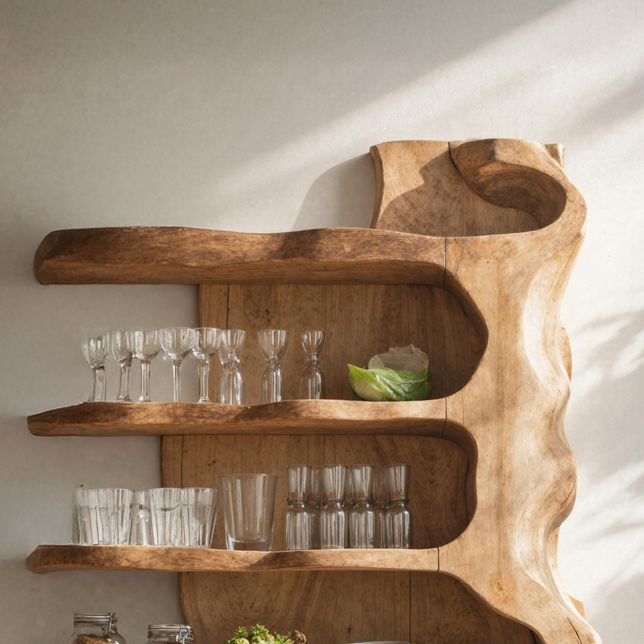 Vintage Solid Wood Kitchen Storage For Kitchen Design SILDTKC004