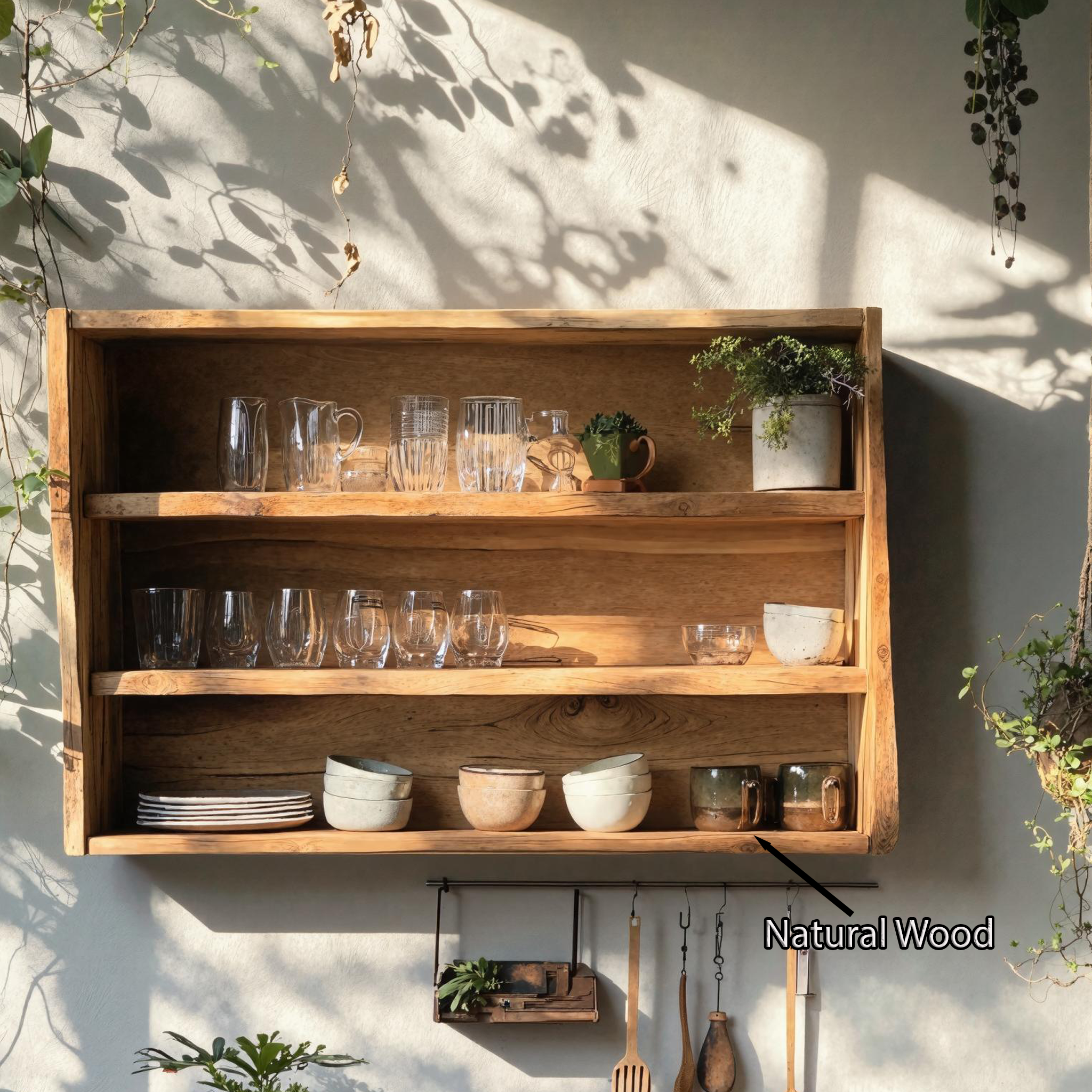 Mid Century Wooden Kitchen Cabinet For Kitchen Decor SILDTKC005