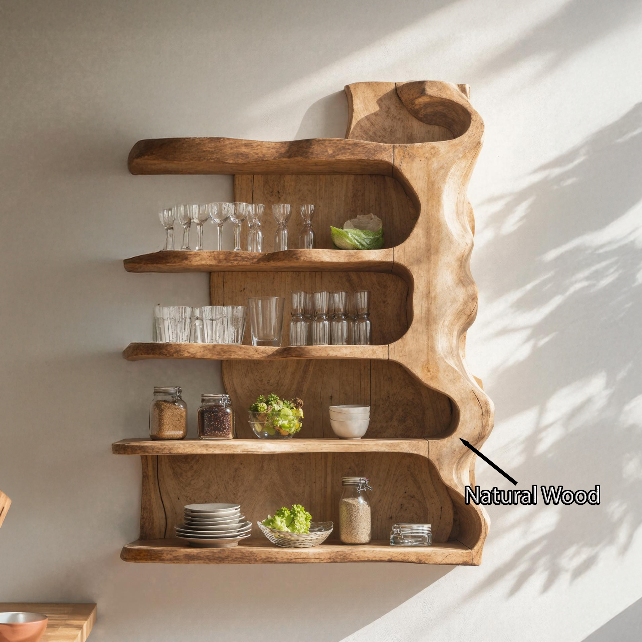 Vintage Solid Wood Kitchen Storage For Kitchen Design SILDTKC004