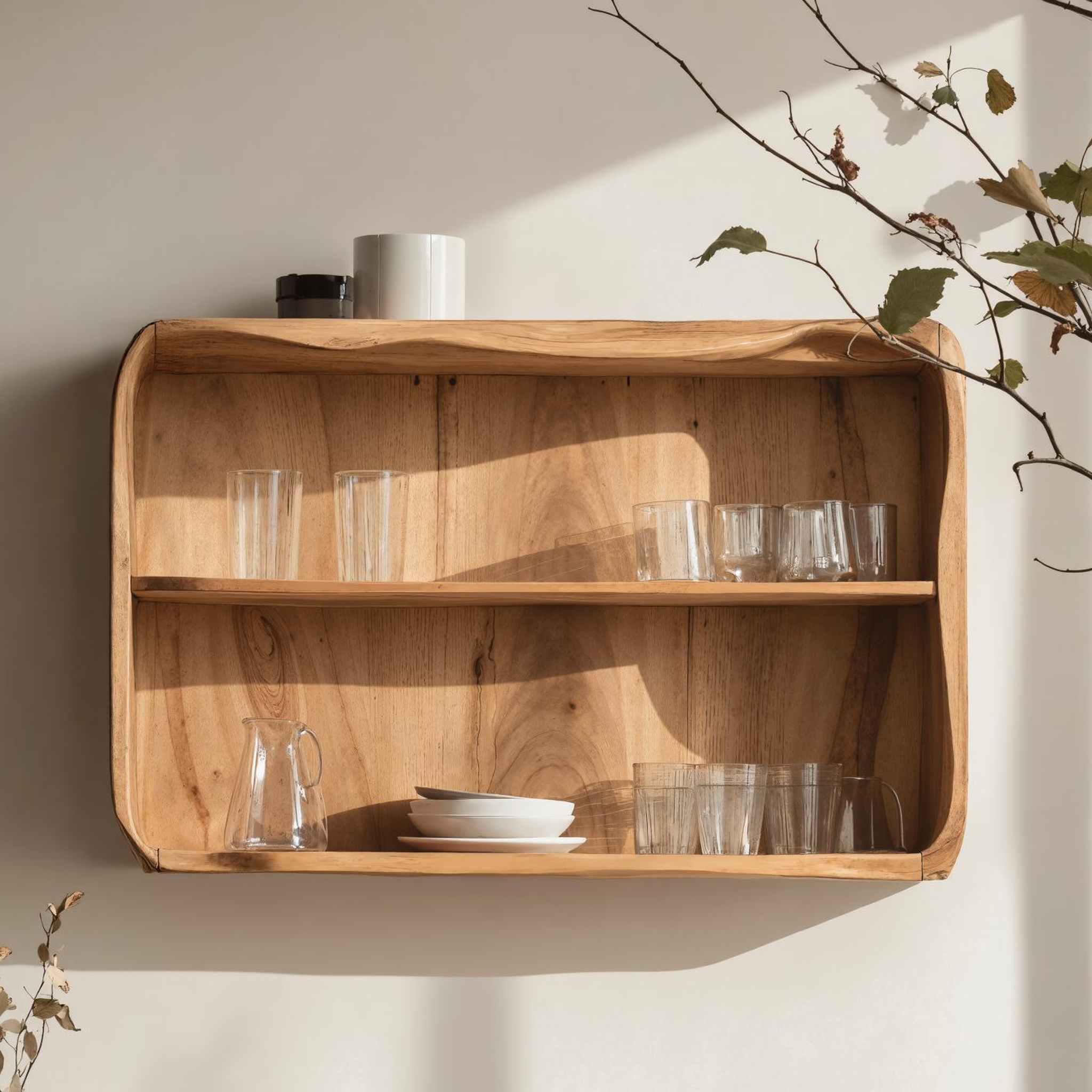 Mid Century Wooden Kitchen Cabinet For Kitchen SILDTKC001