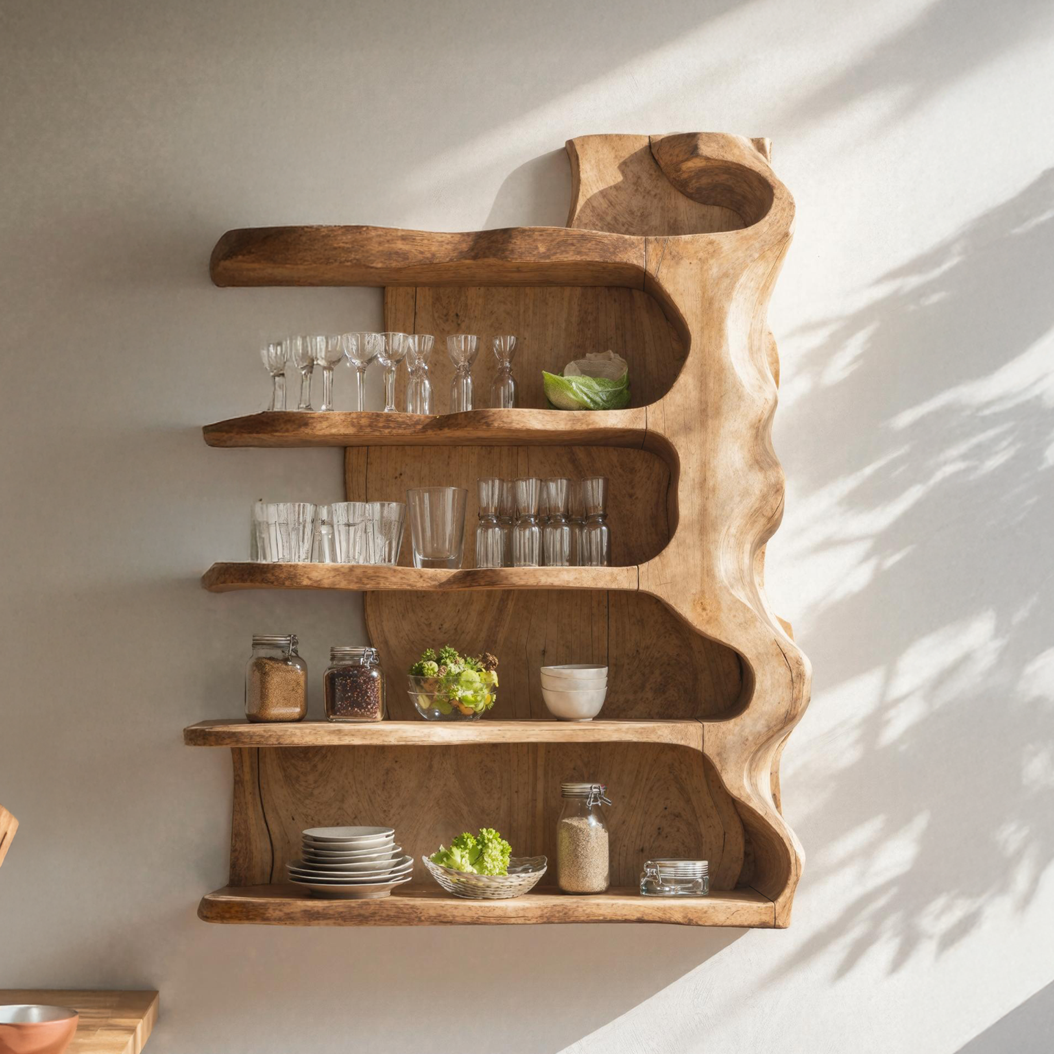 Vintage Solid Wood Kitchen Storage For Kitchen Design SILDTKC004