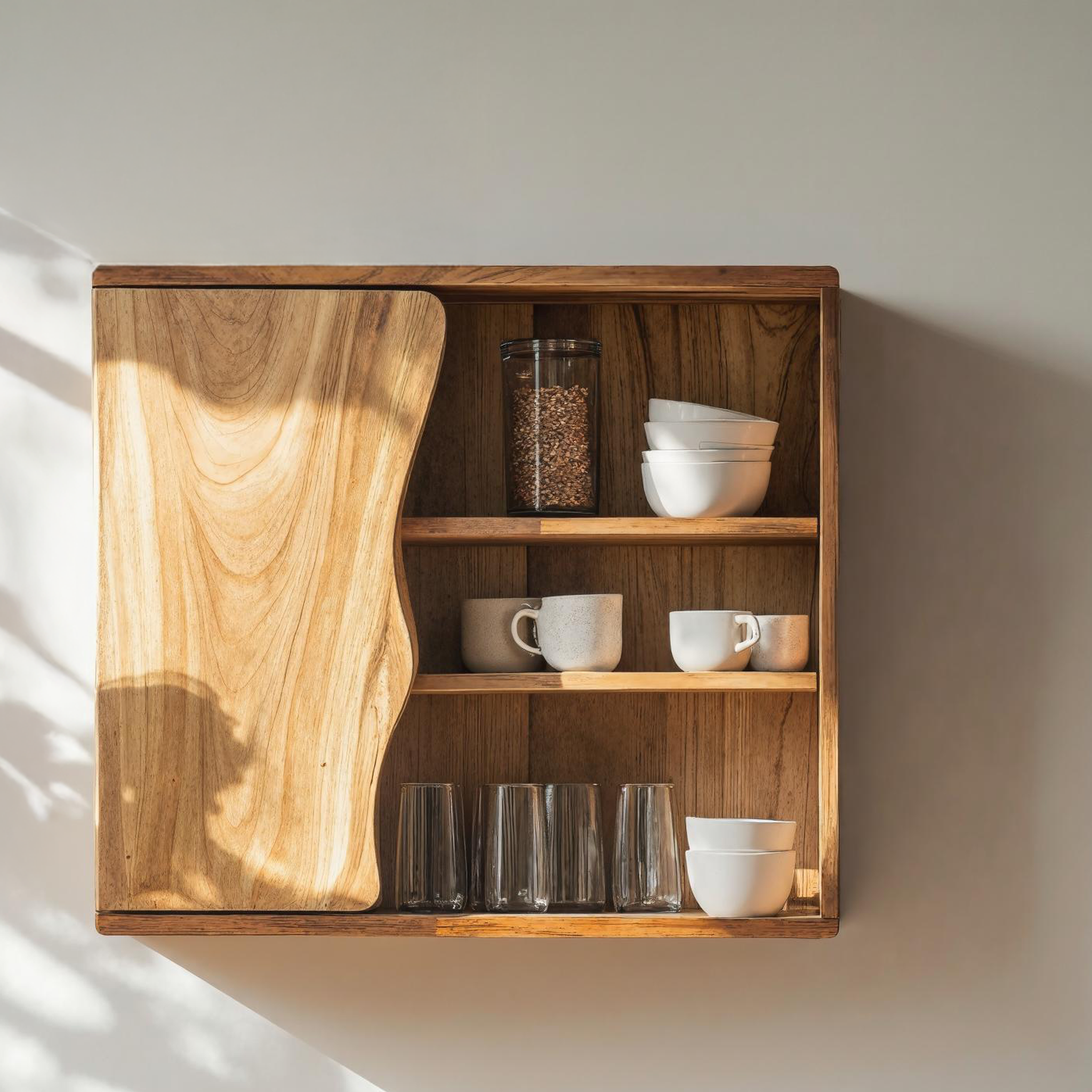 Rustic Solid Wood Kitchen Storage For Kitchen SILDTKC010