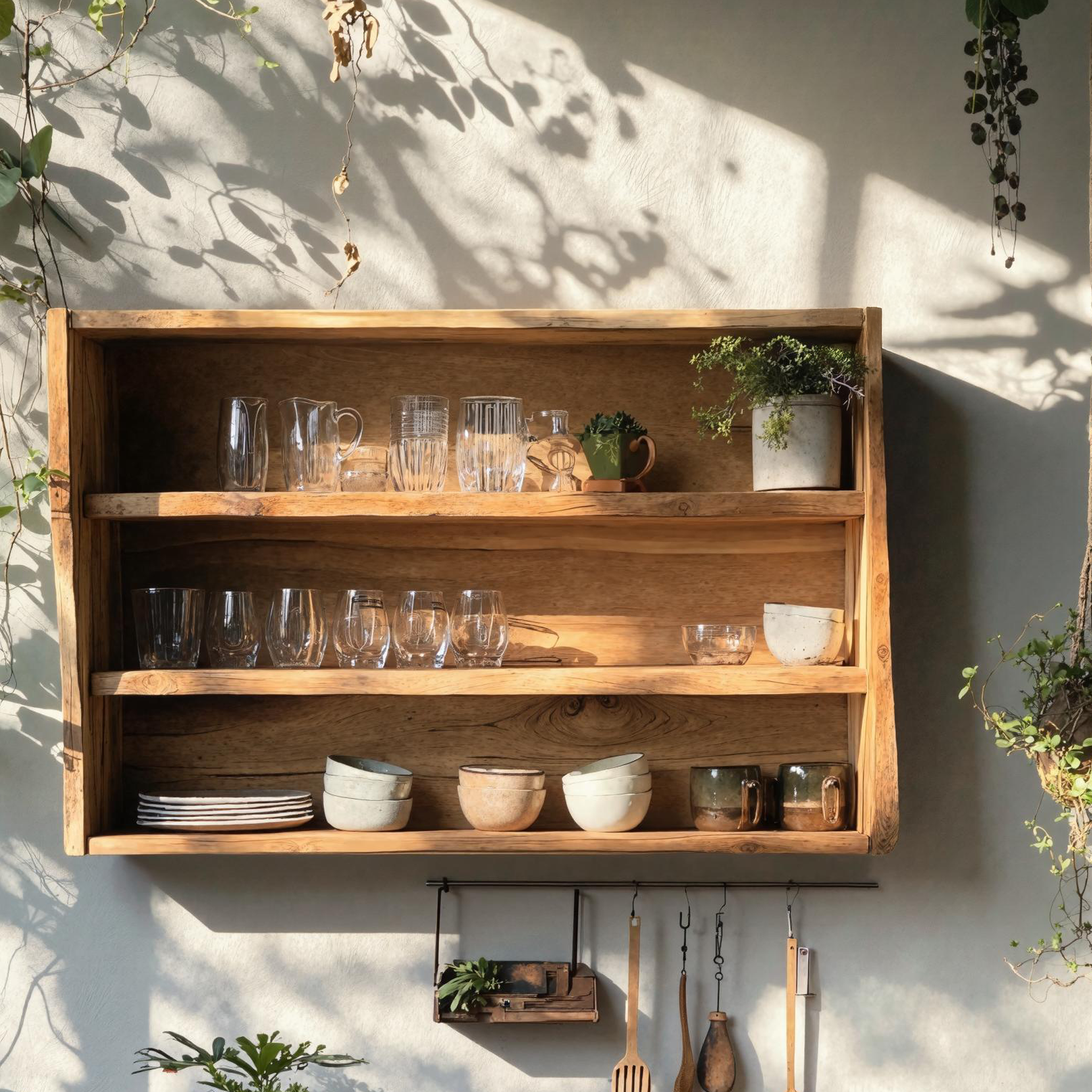 Mid Century Wooden Kitchen Cabinet For Kitchen Decor SILDTKC005