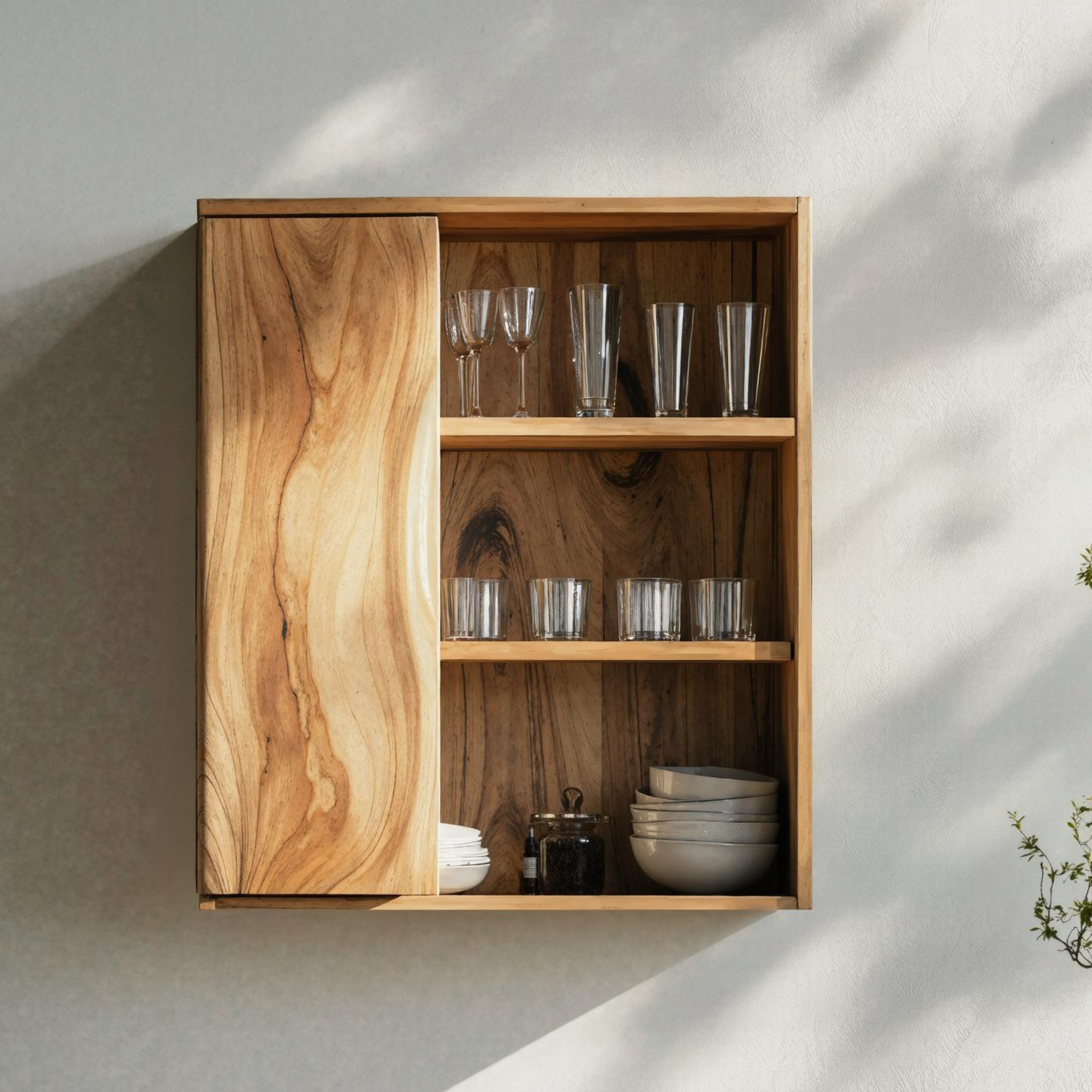 Rustic Solid Wood Kitchen Storage For Kitchen Design SILDTKC006