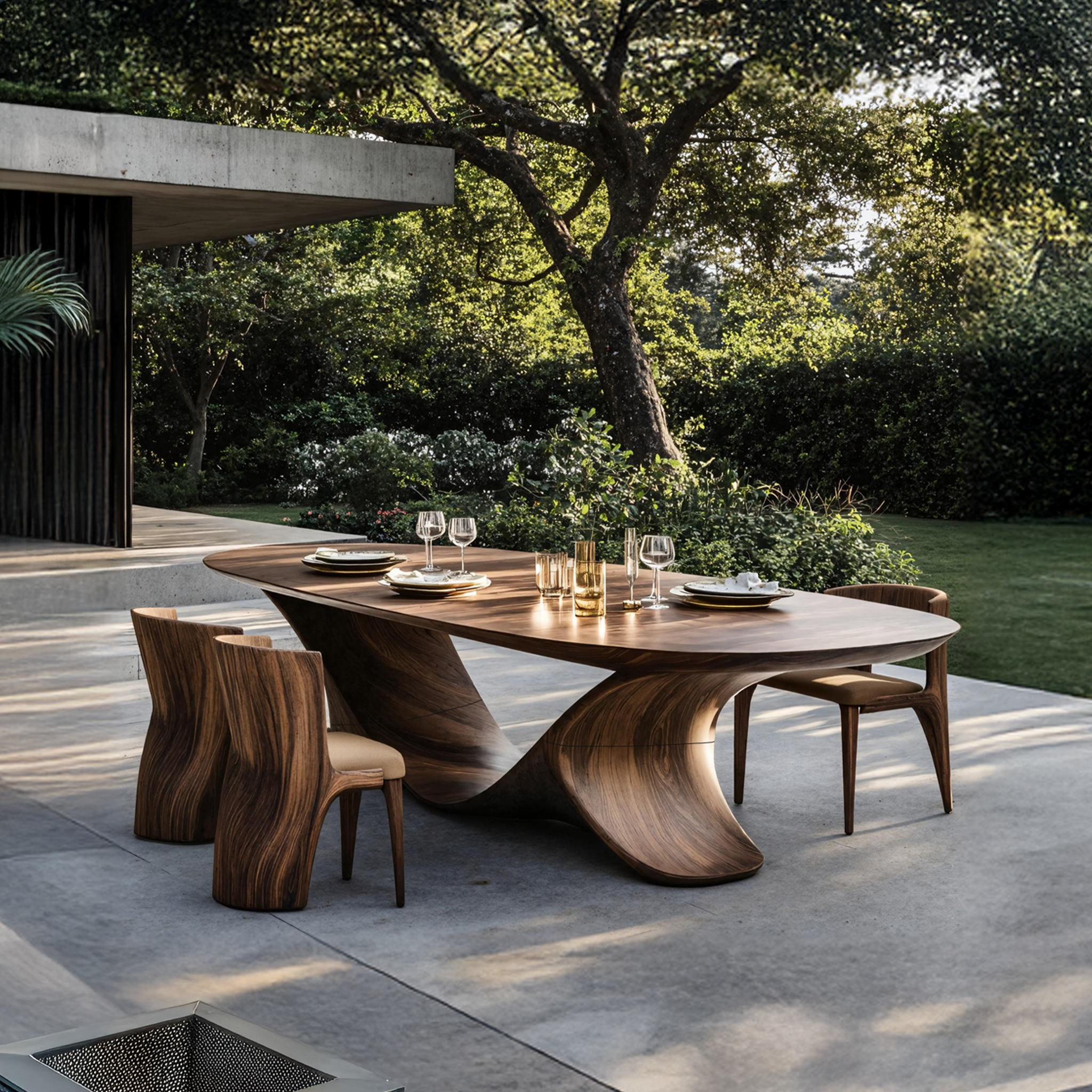 Rustic Wood Table For Natural Home Furnishing SILDTTNDN013