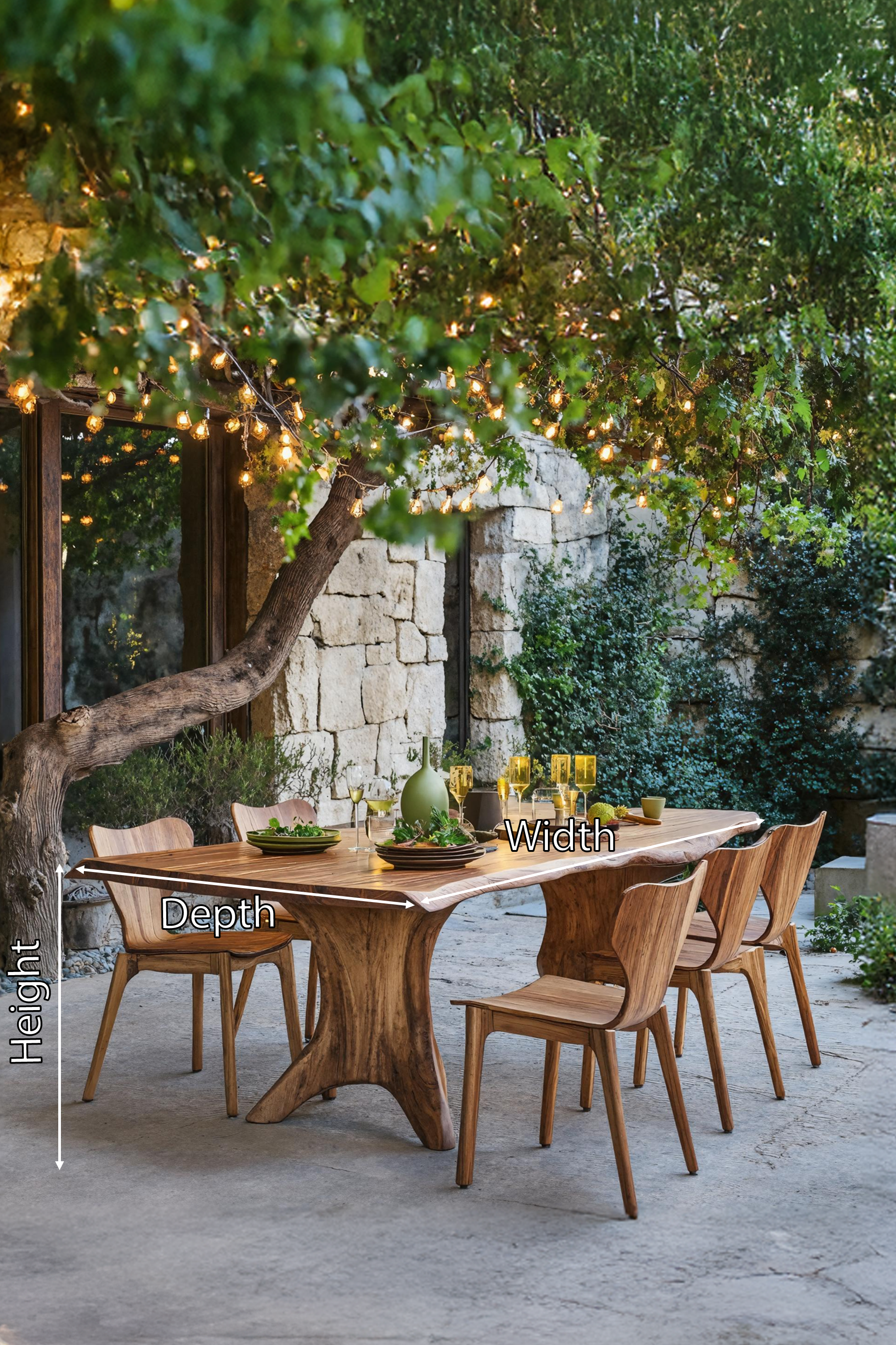 Rustic Wood Dining Table For Traditional Style Homes SILDTTRDN013