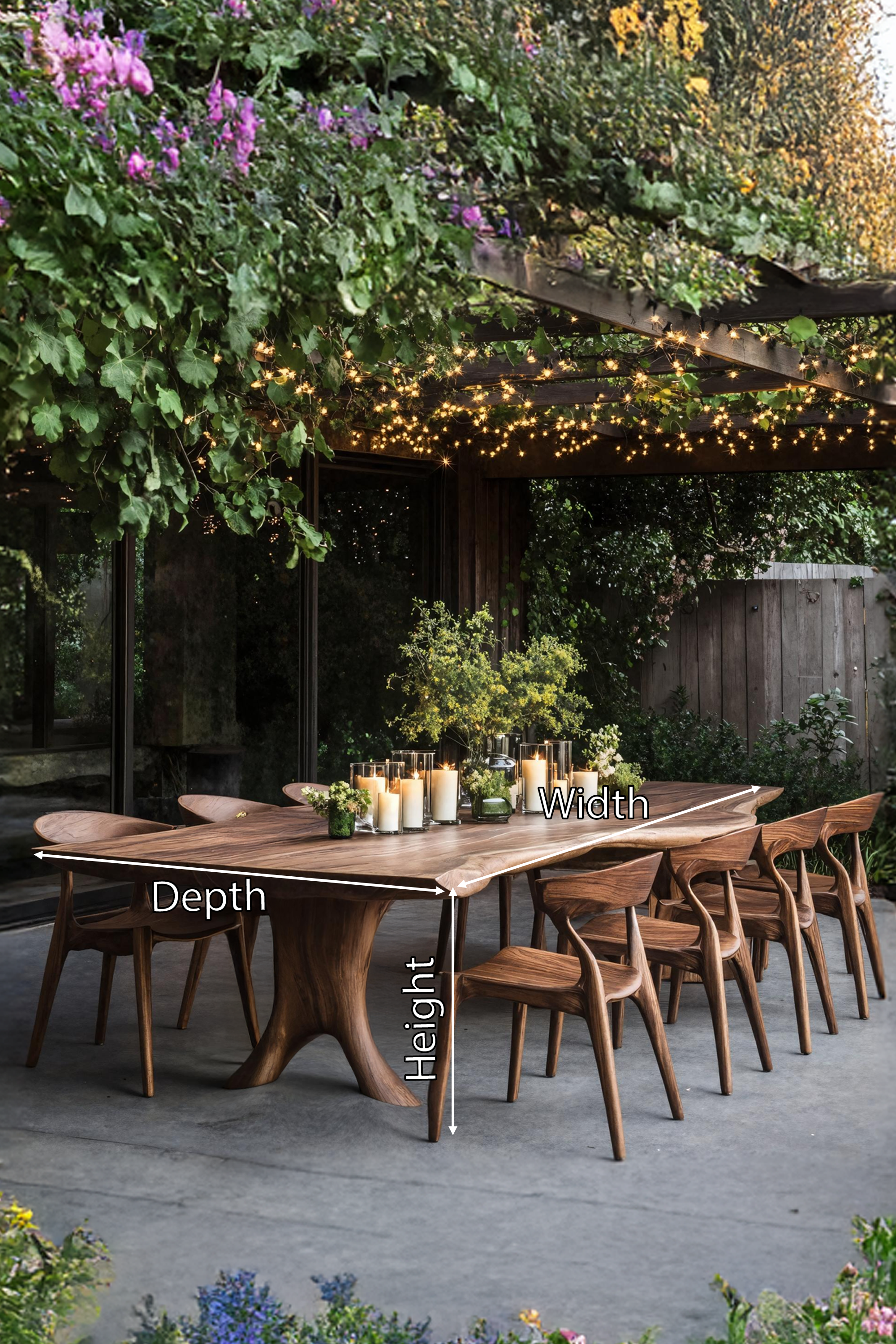 Farmhouse Wood Dining Table For Home Furniture SILDTTRDN017