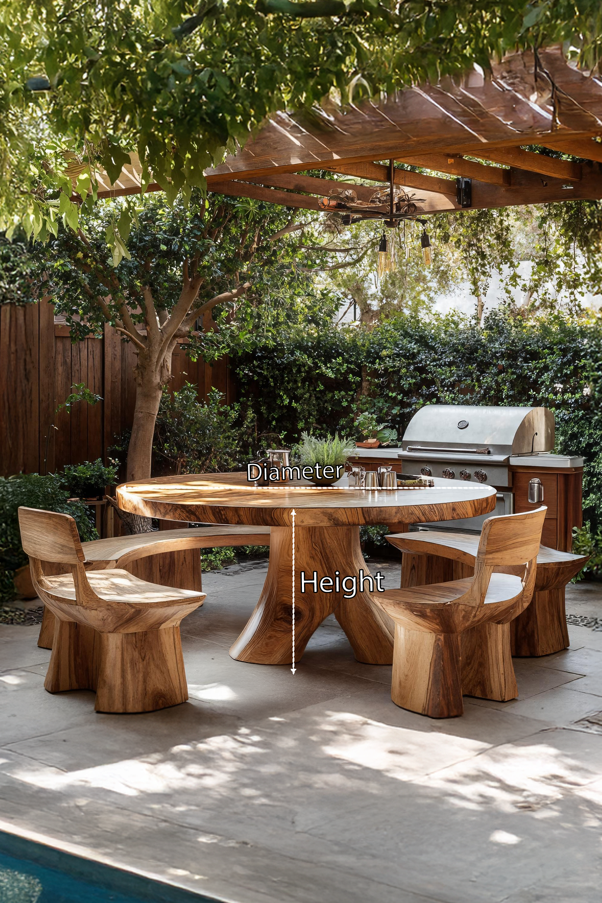 Farmhouse Style Dining Table For Warm Kitchen Vibes SILDTTRDN006