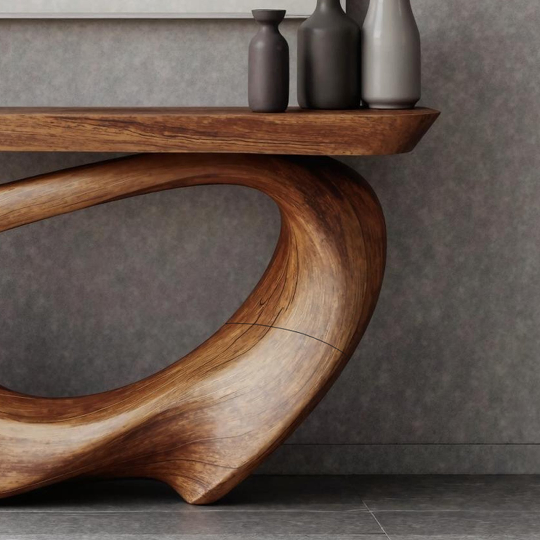 Rustic Live Edge Console Table Entryway Design SILDTTNCS215