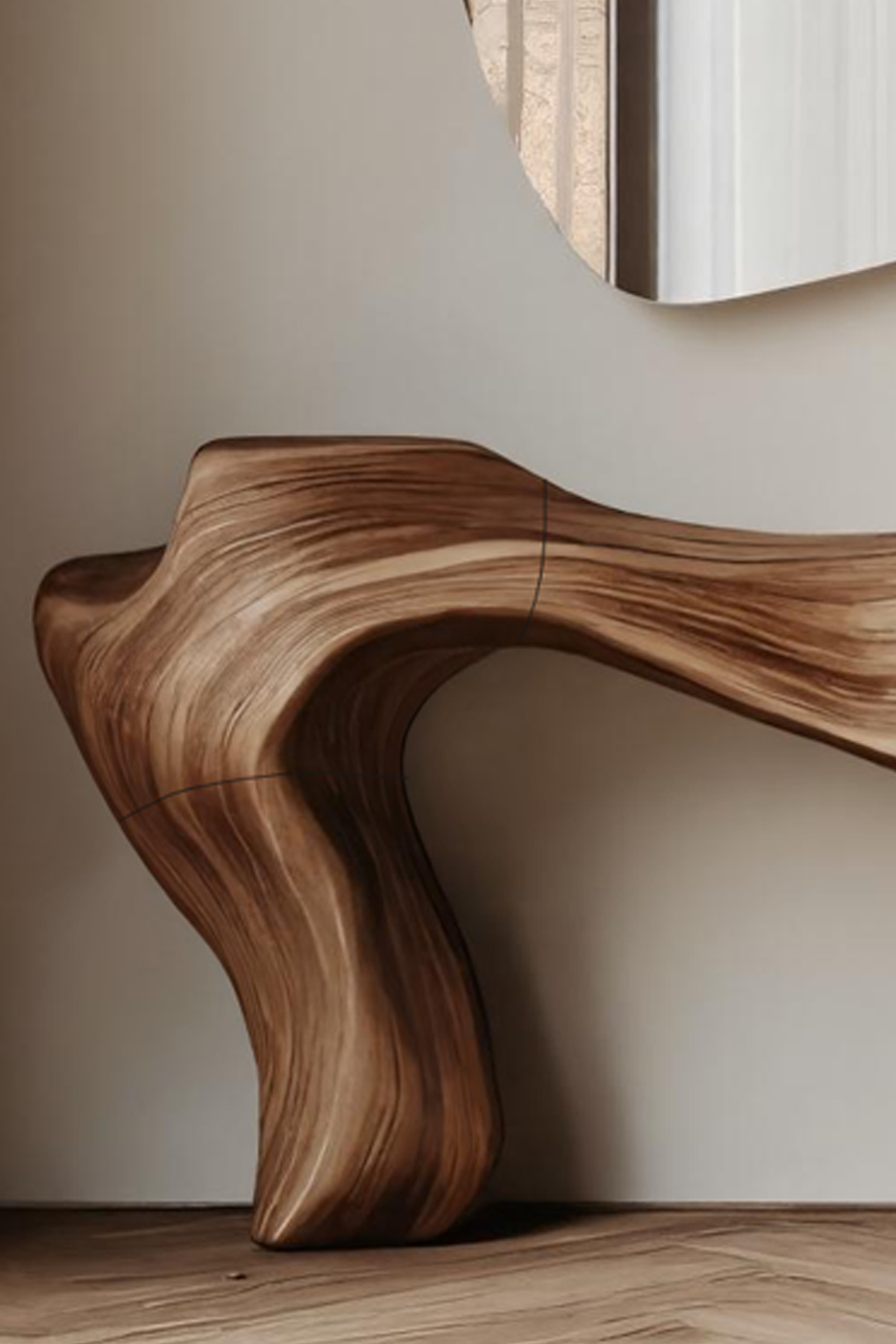 Rustic Live Edge Console Table For Entryway Design Ideas SILDTTNCS001