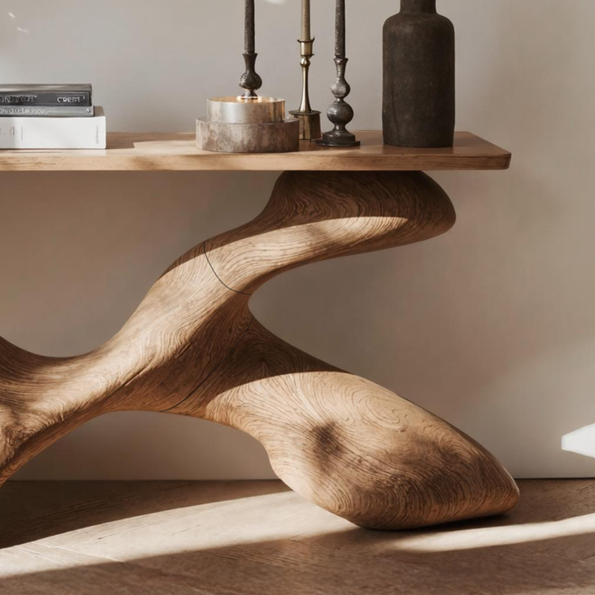 Mid Century Foyer Table For Living Room SILDTTNCS205