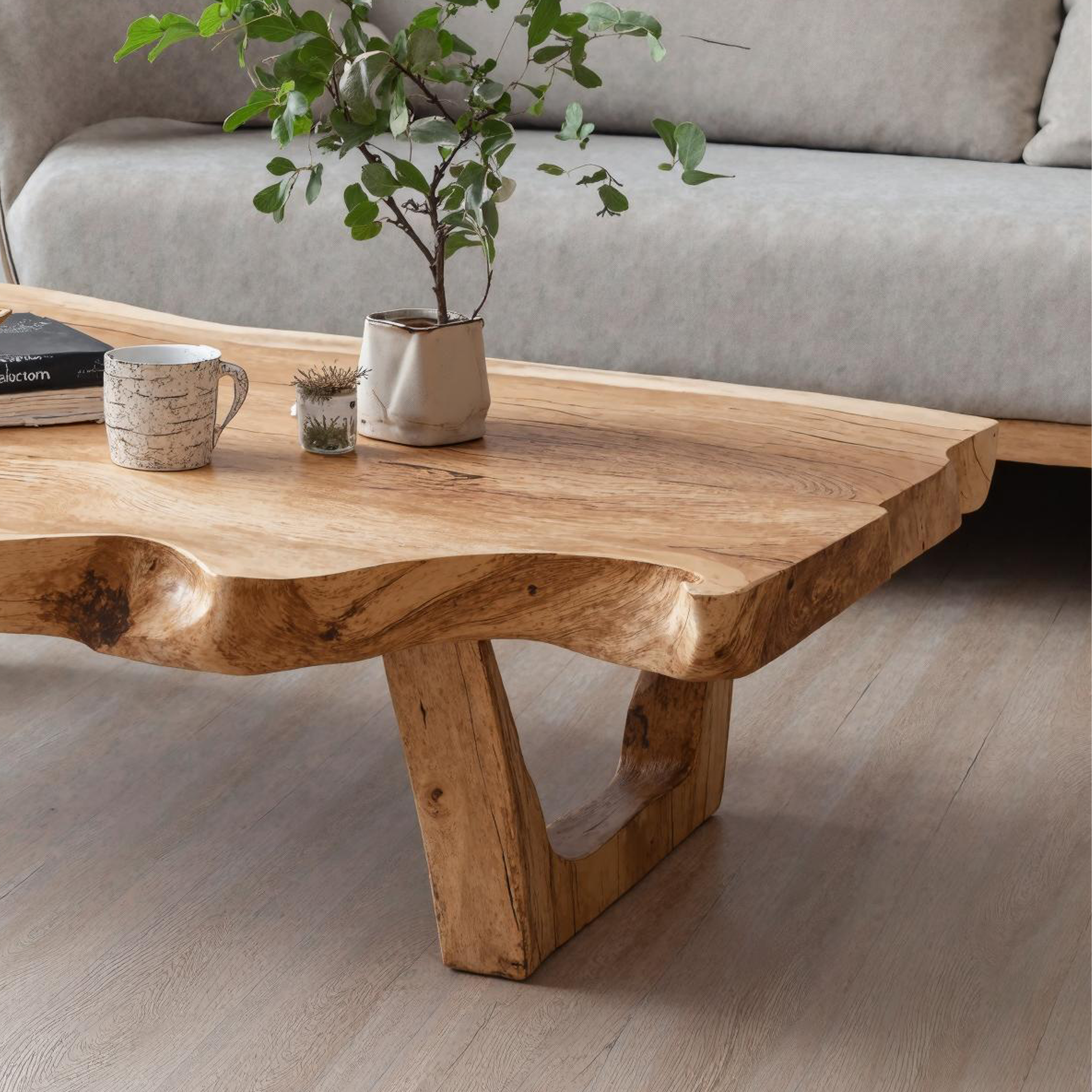 Mid Century Wooden Coffee Table For Living Room Decor SILDTCF133