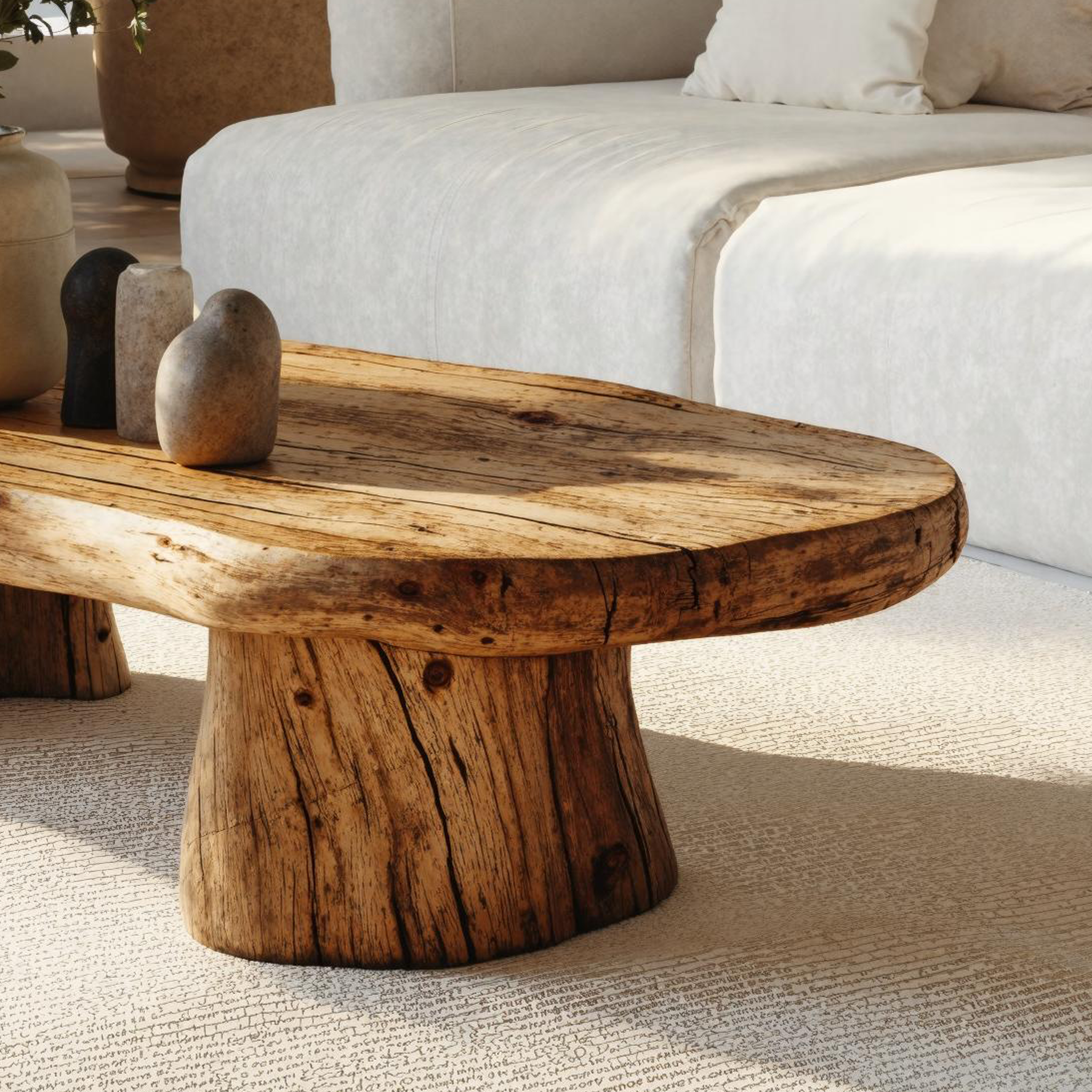 Modern Minimalist Wood Coffee Table For Home SILDTCF089