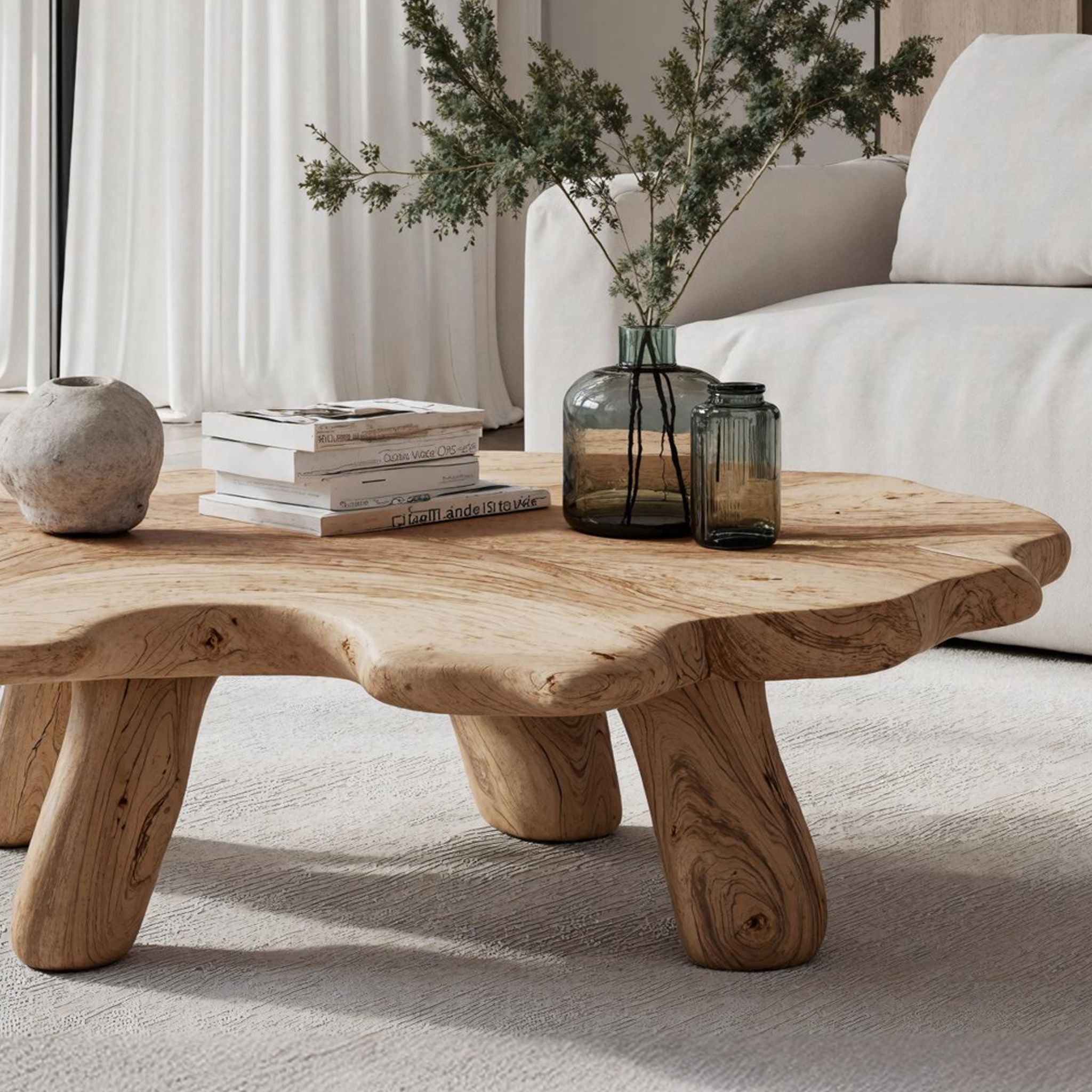 Rustic Low Table For Cozy Living Room SILDTTRCF002