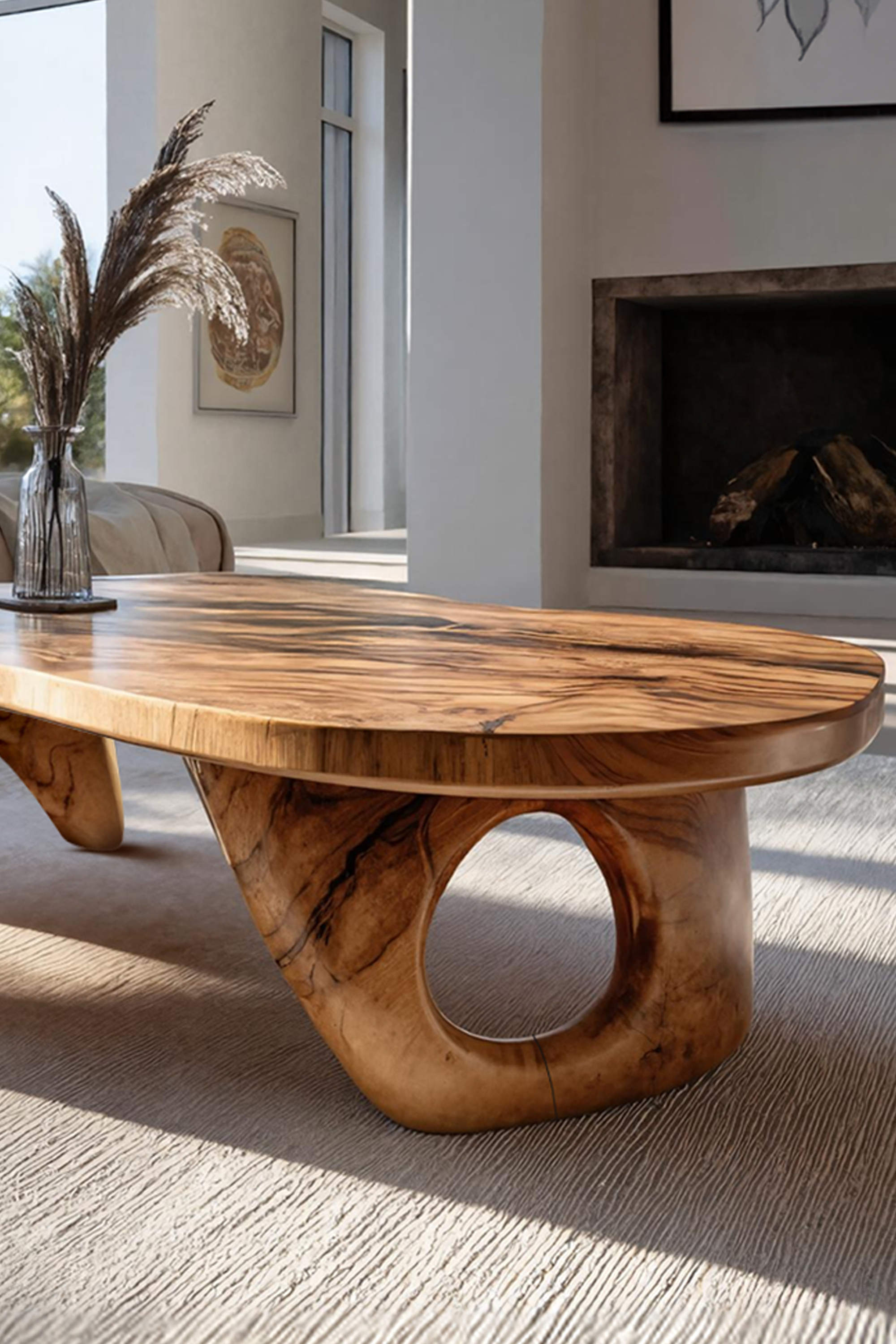 Farmhouse Live Edge Coffee Table For Entryway Design Space SILDTTRCF028
