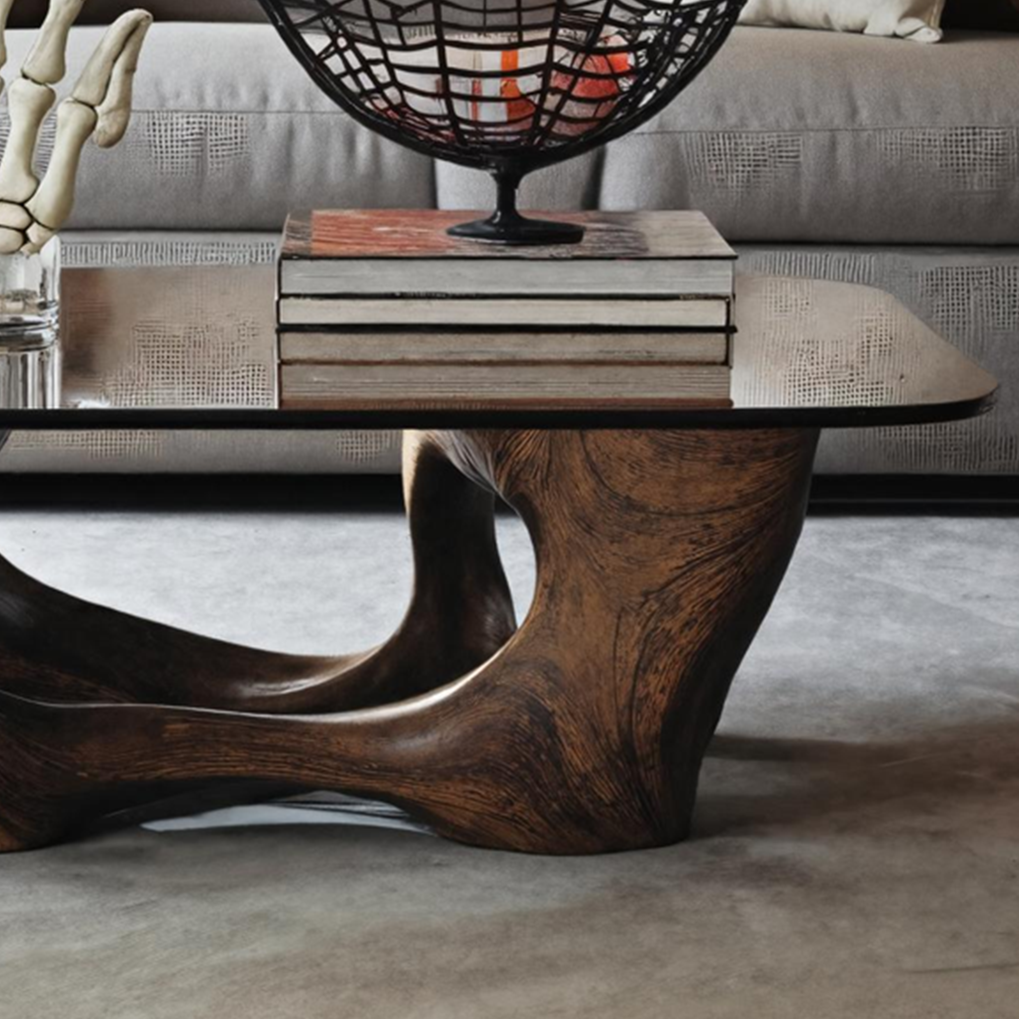 Mid Century Solid Wood Coffee Table For Living Room Halloween Furniture SILDTTRHCF005