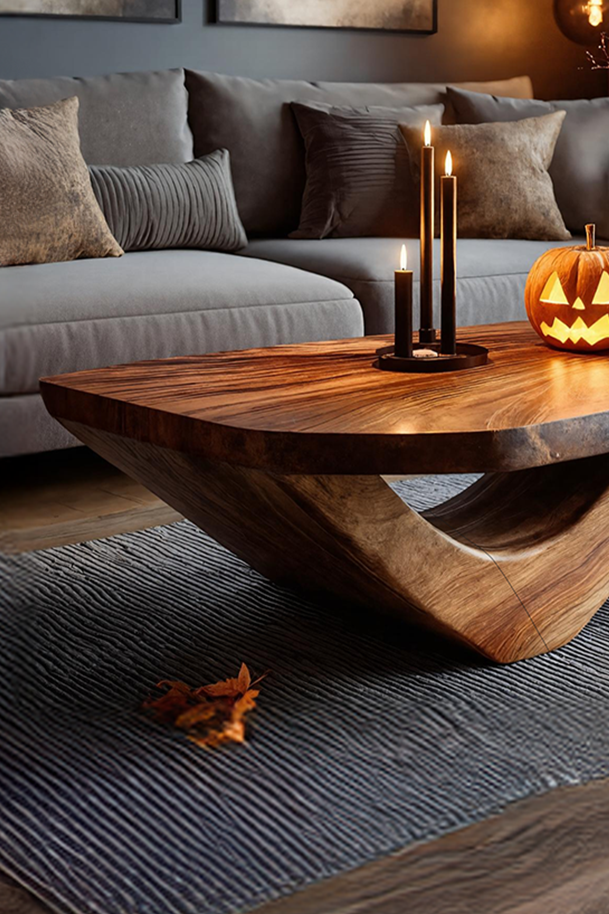 Mid Century Solid Wood Coffee Table Livingroom Decor Trick Or Treat SILDTTNHCF023
