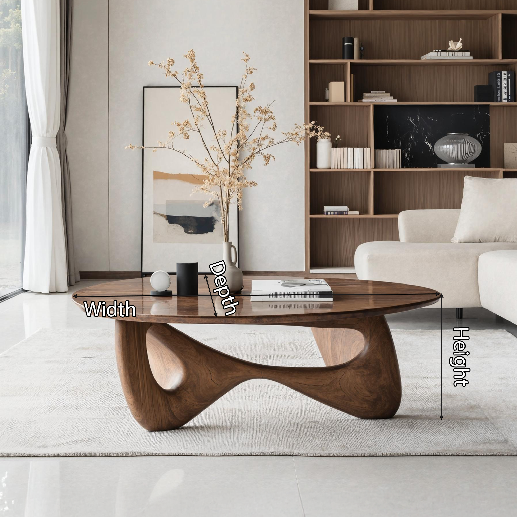 Rustic Coffee Table For Warm Room Ambience SILDTTNCF008