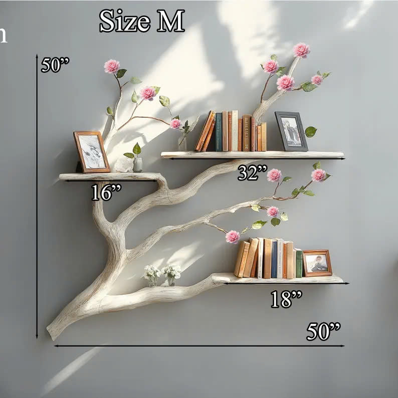 Live Edge Shelf Handmade Shelf Wall Mount Shelf Nursery Bookshelf Display SINLTBS023