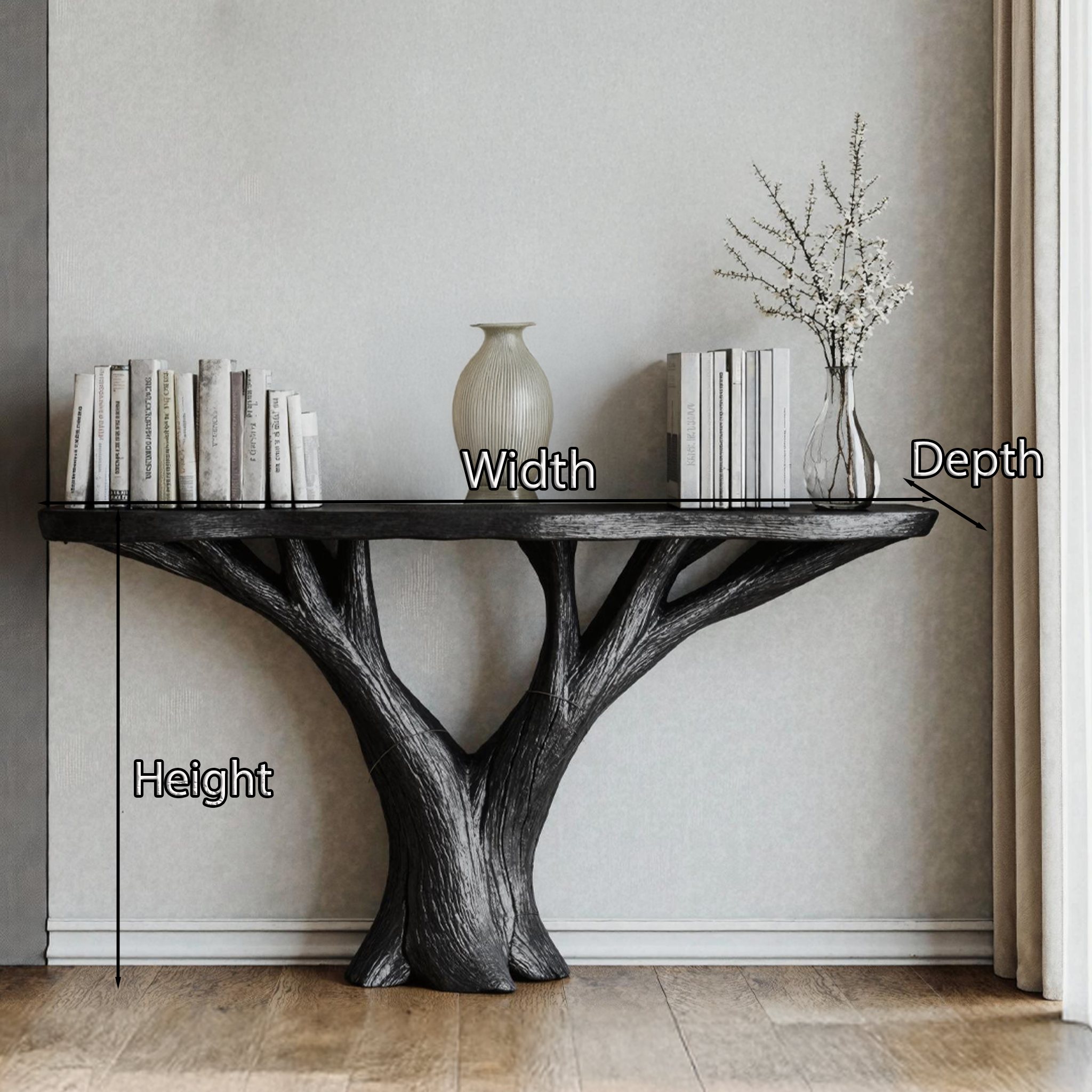 Practical Wood Console Table For Small Entryway Organization SILDTCS189