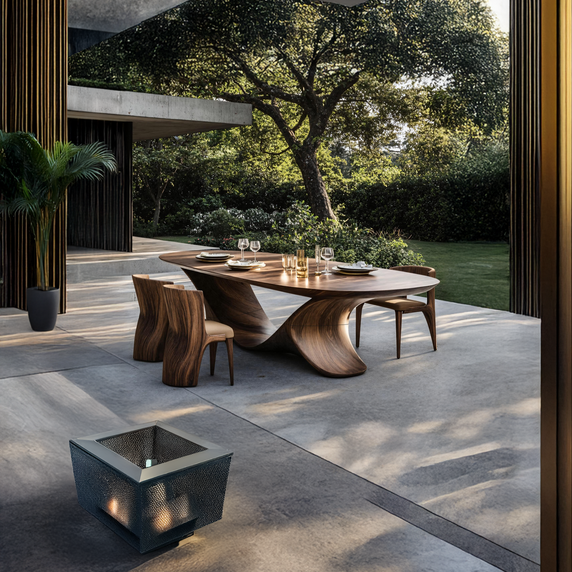 Rustic Wood Table For Natural Home Furnishing SILDTTNDN013