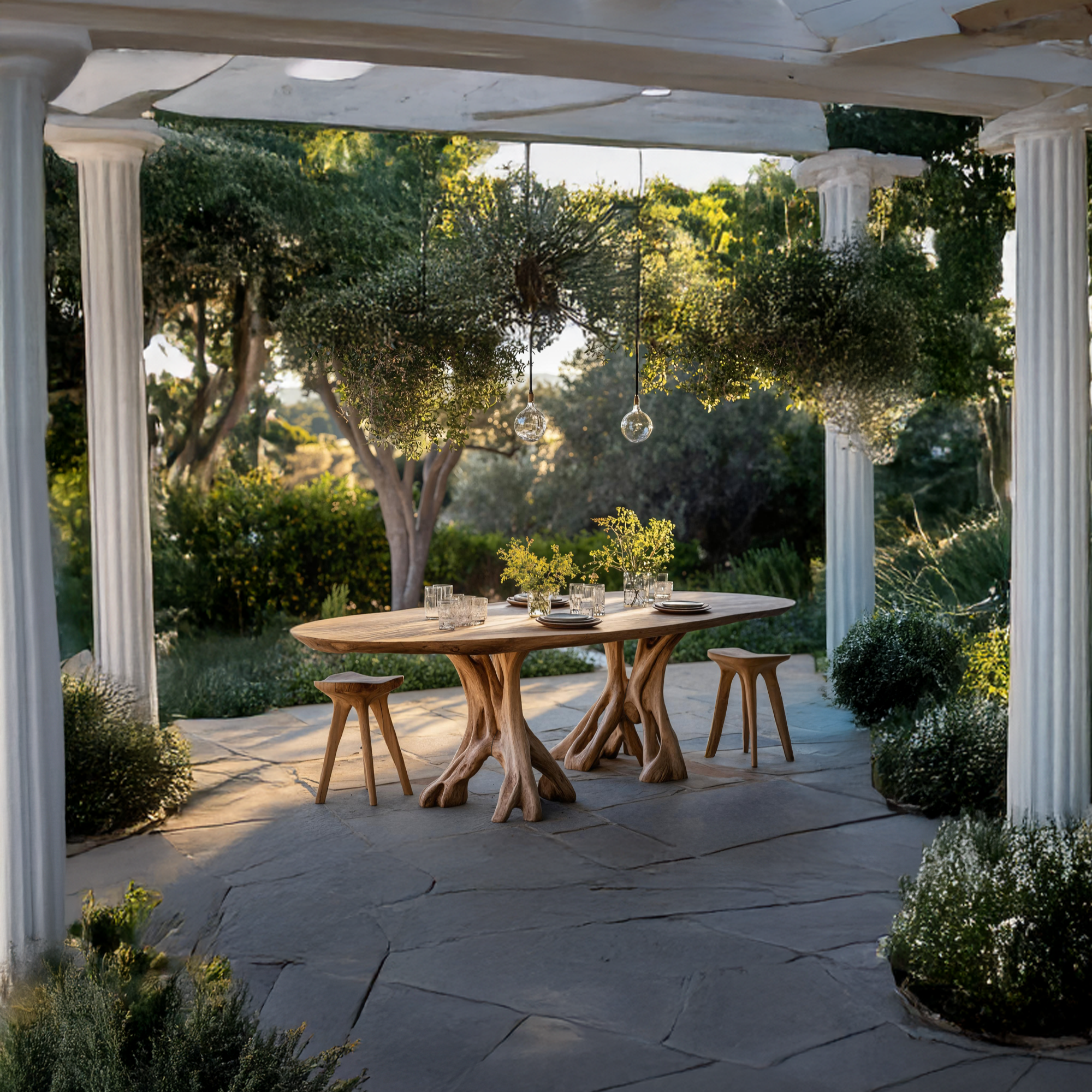 Rustic Wood Dining Table For Cozy Kitchen Decor SILDTTNDN005