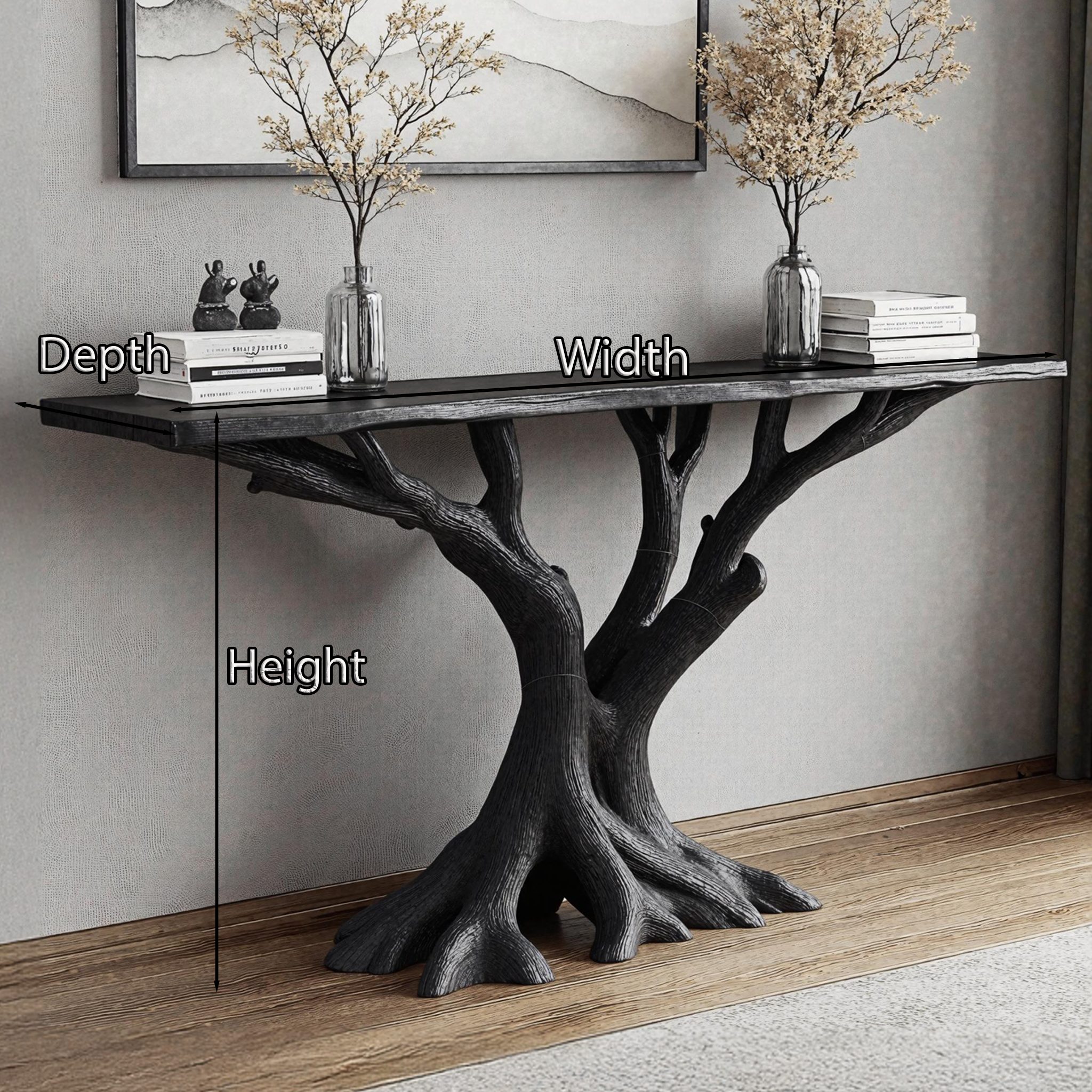 Versatile Wood Console Table For Your Entryway Storage Needs SILDTCS190