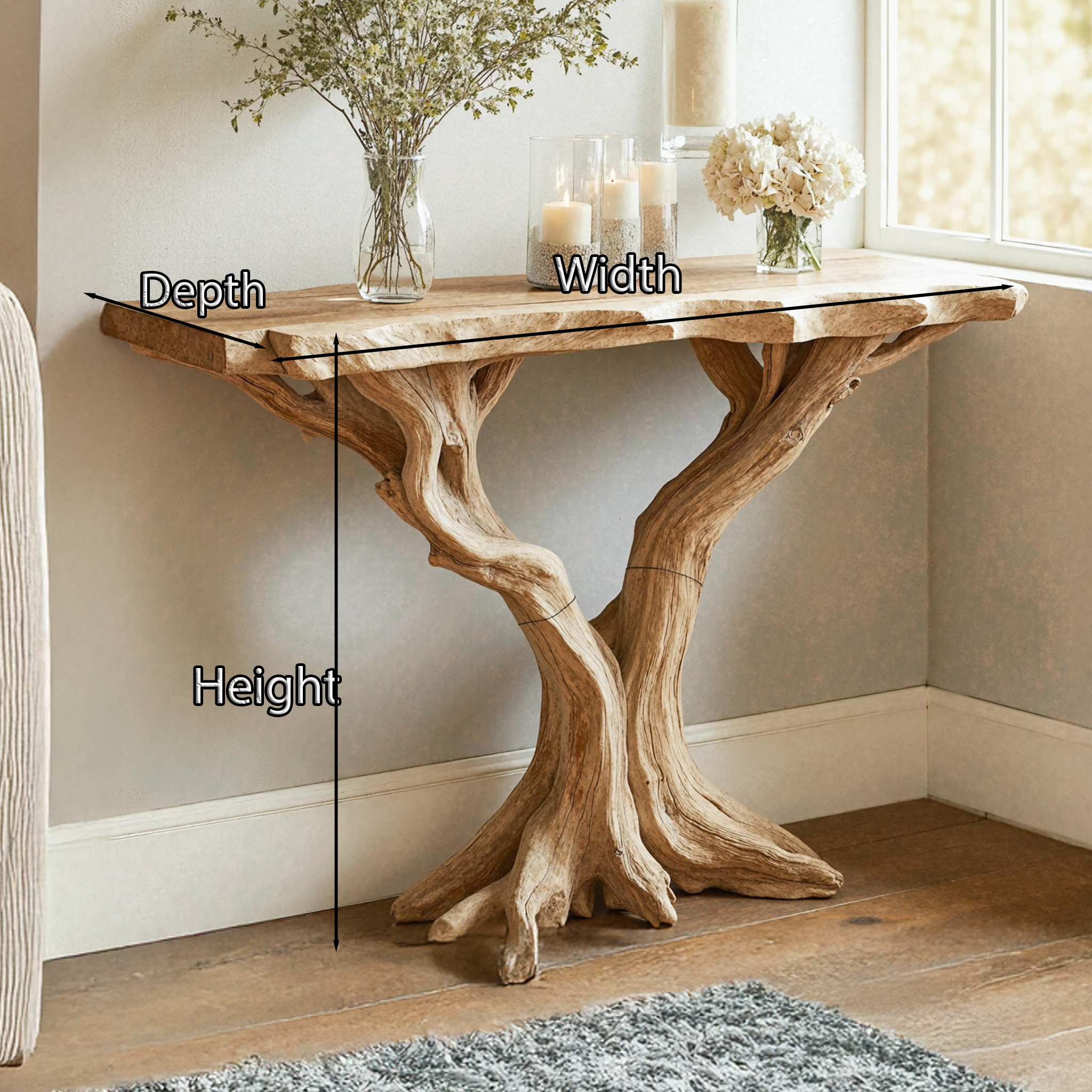 Beautiful Console Table For Showcasing Decorative Accents At Home SILDTCS180