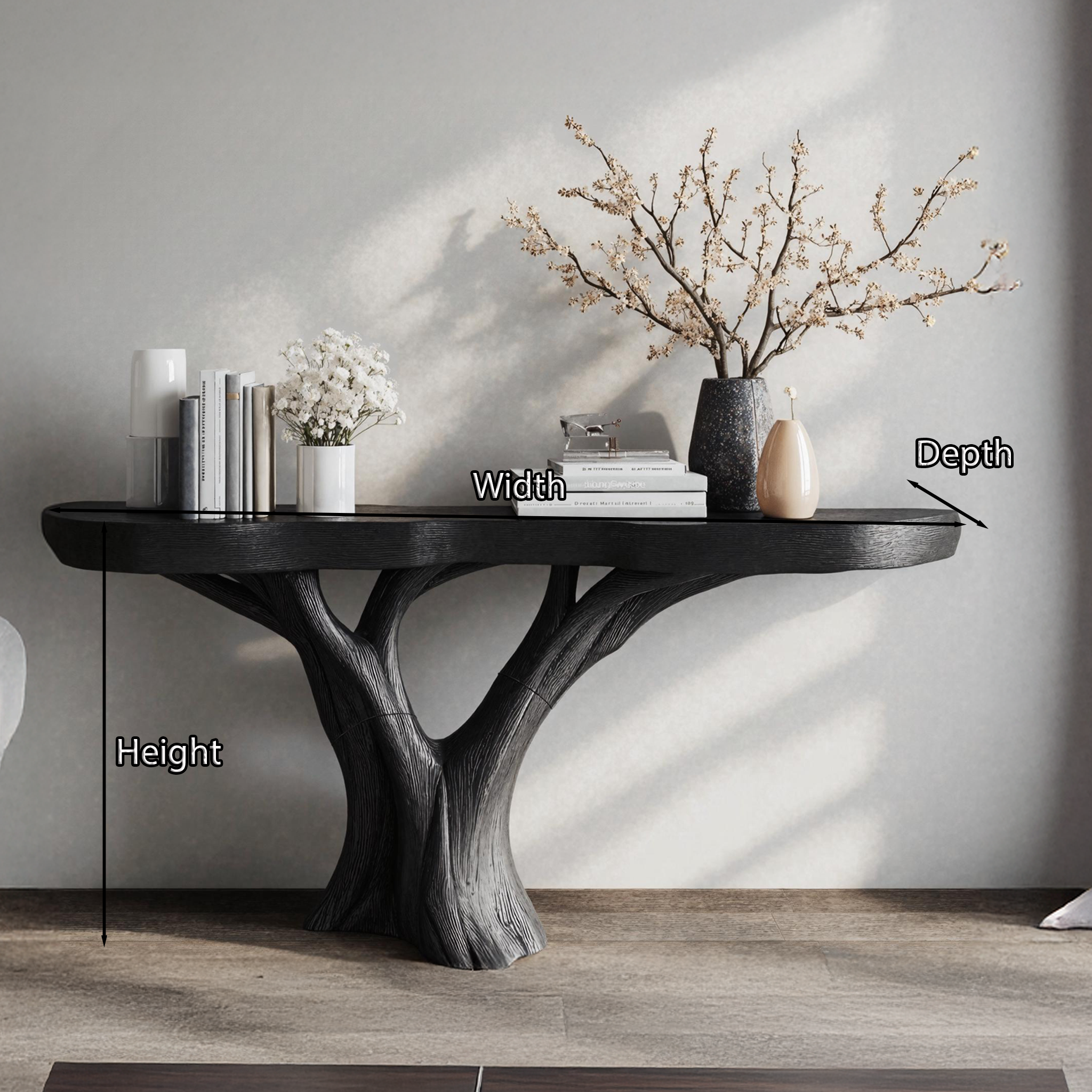 Rustic Farmhouse Wood Console Table For Organizing Your Entryway SILDTCS181