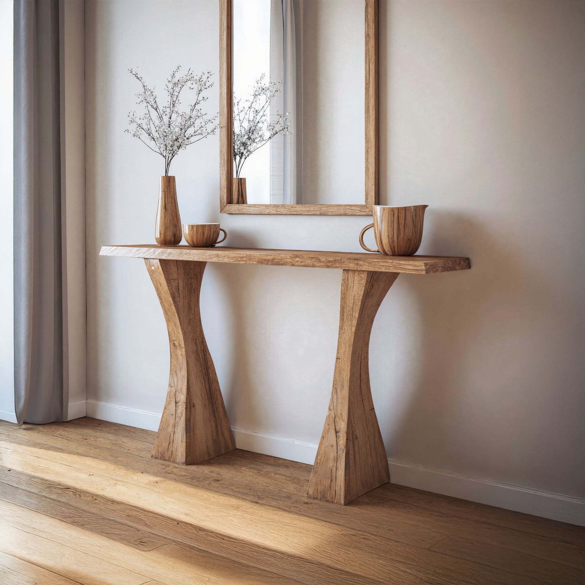 Narrow Floating Edge Console Table Entry Table SILDTCS130