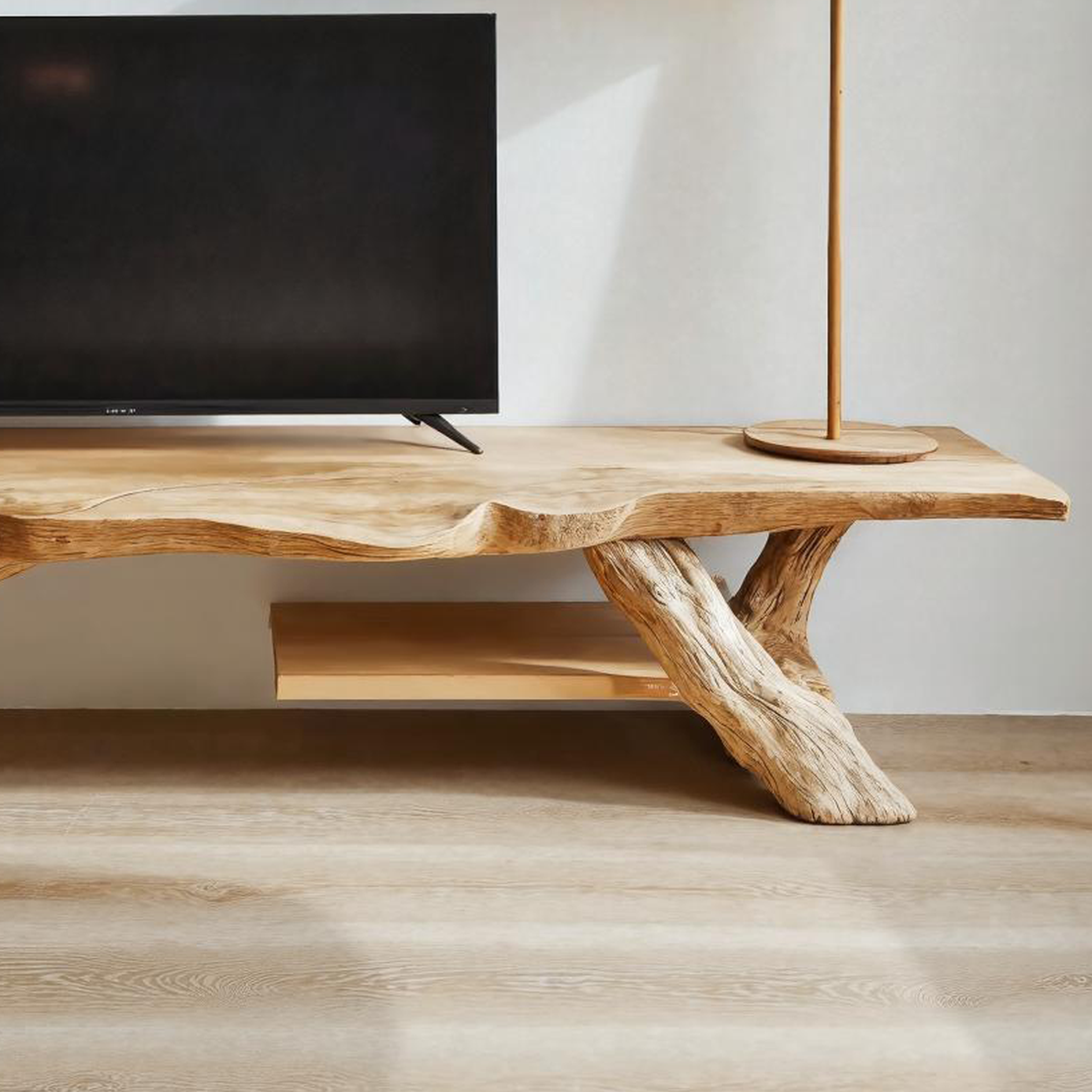 Rustic Reclaimed Wood TV Stand For Living Room And Entryway SILDTTVC021