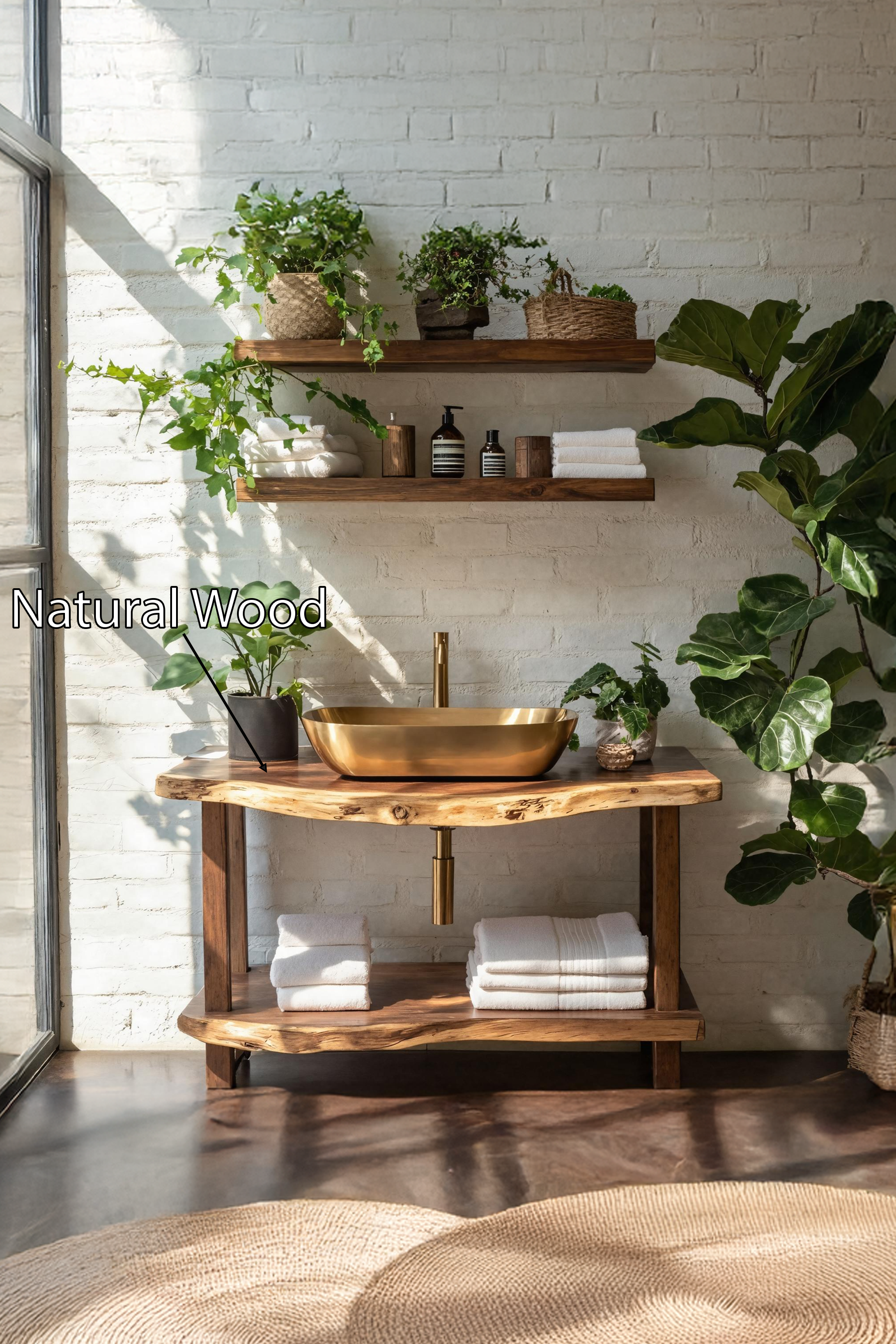 Mid Century Vanity With Storage For Bathroom Style SILDTTRBRV053