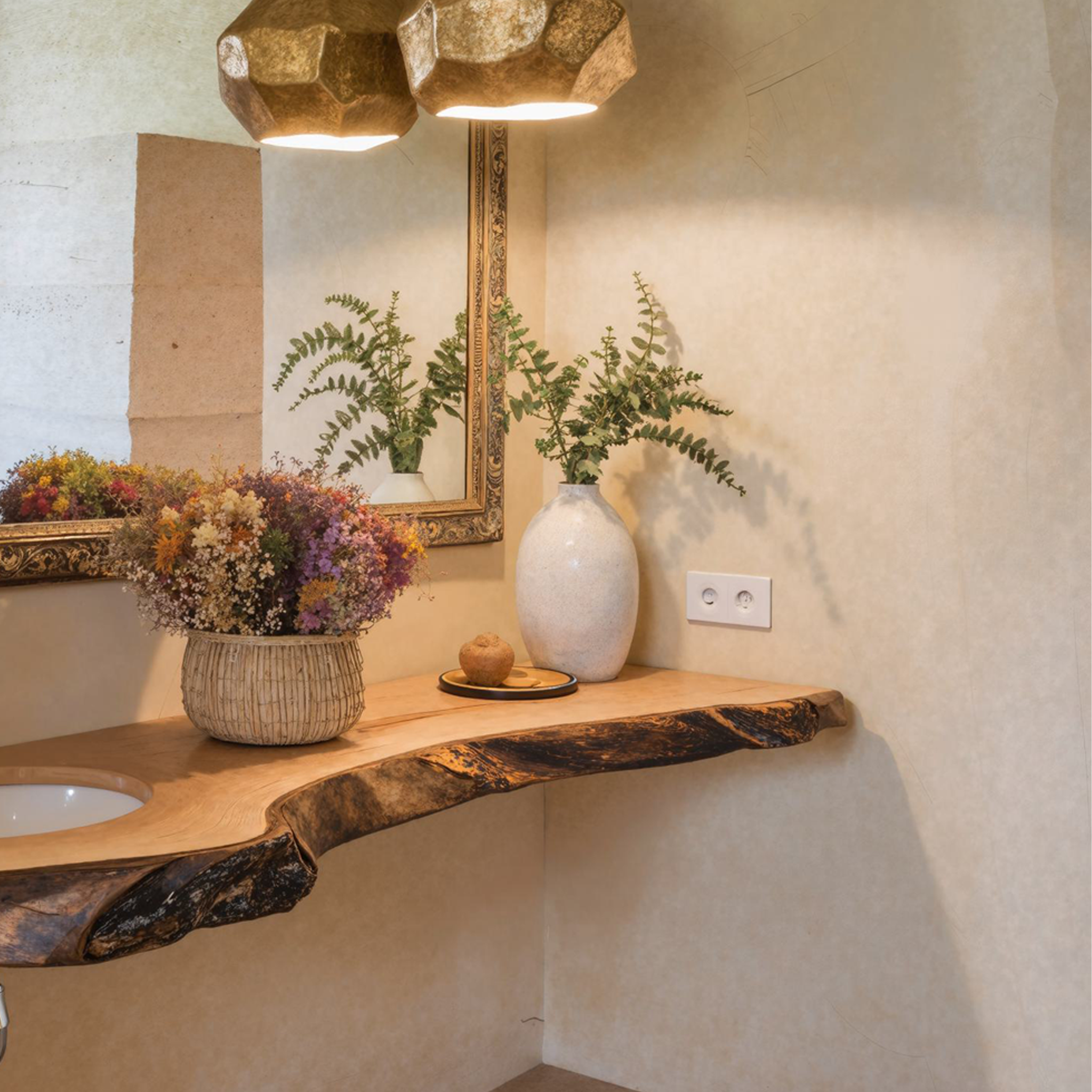 Wooden Bathroom Vanity SILDTBRV090