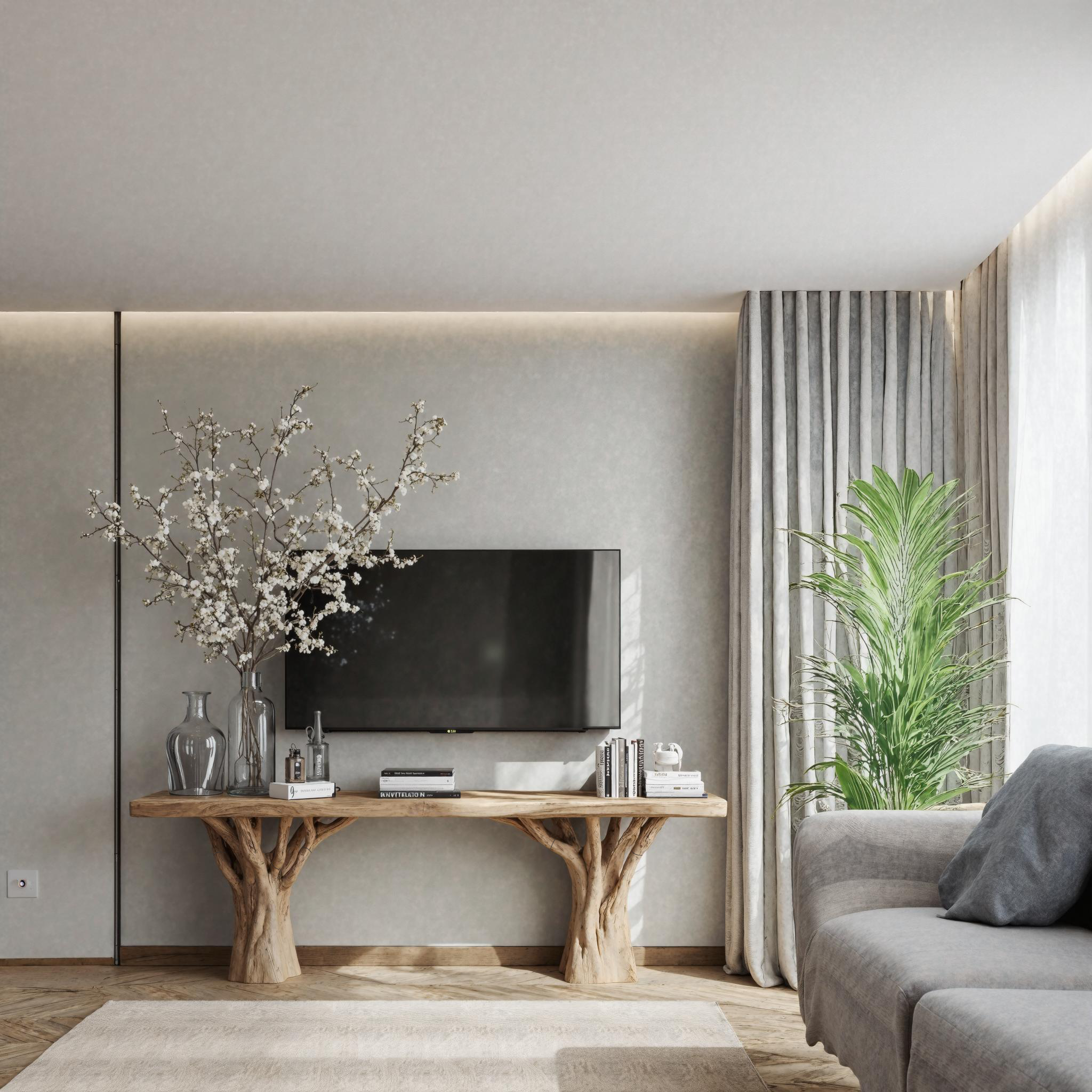 Rustic Handmade Floating TV Console For Entryway And Living Room SILDTTVC024