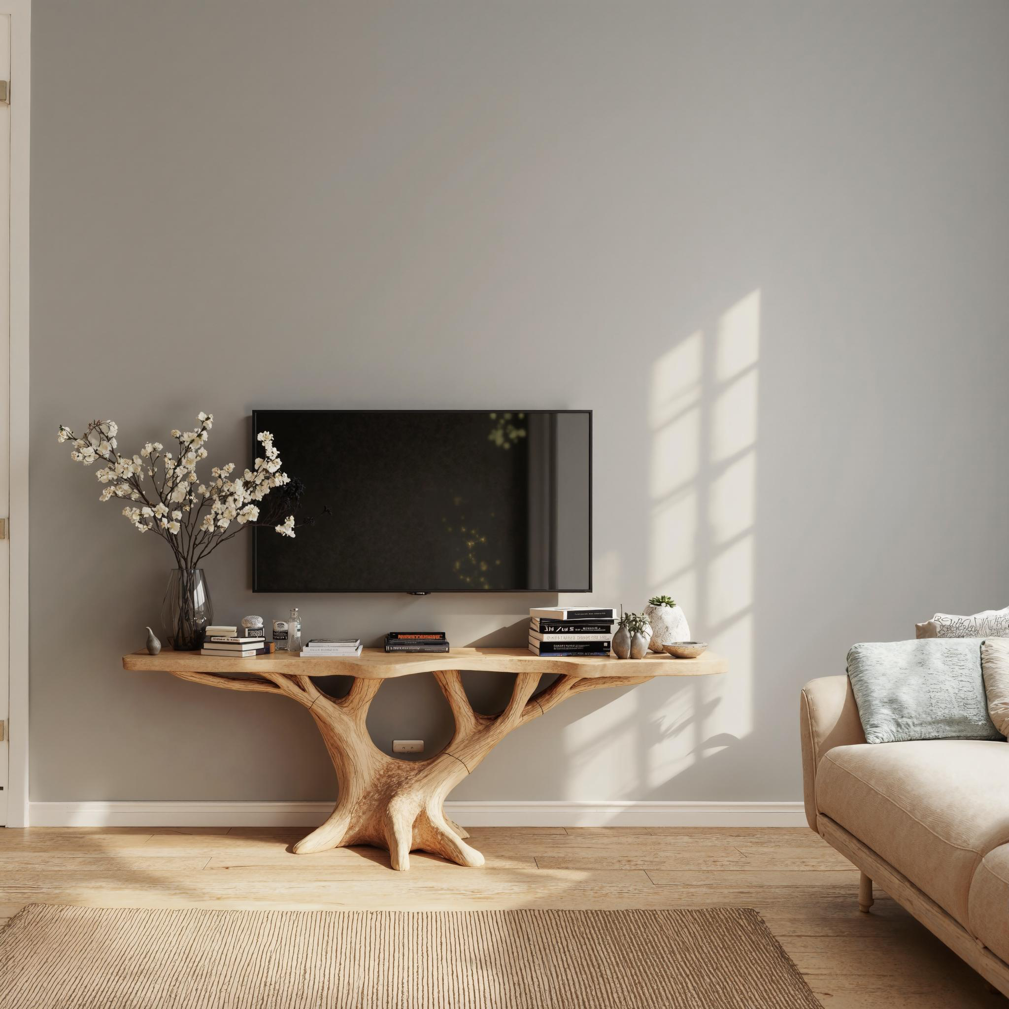 Rustic Handcrafted TV Console For Bedroom And Living Room SILDTTVC027