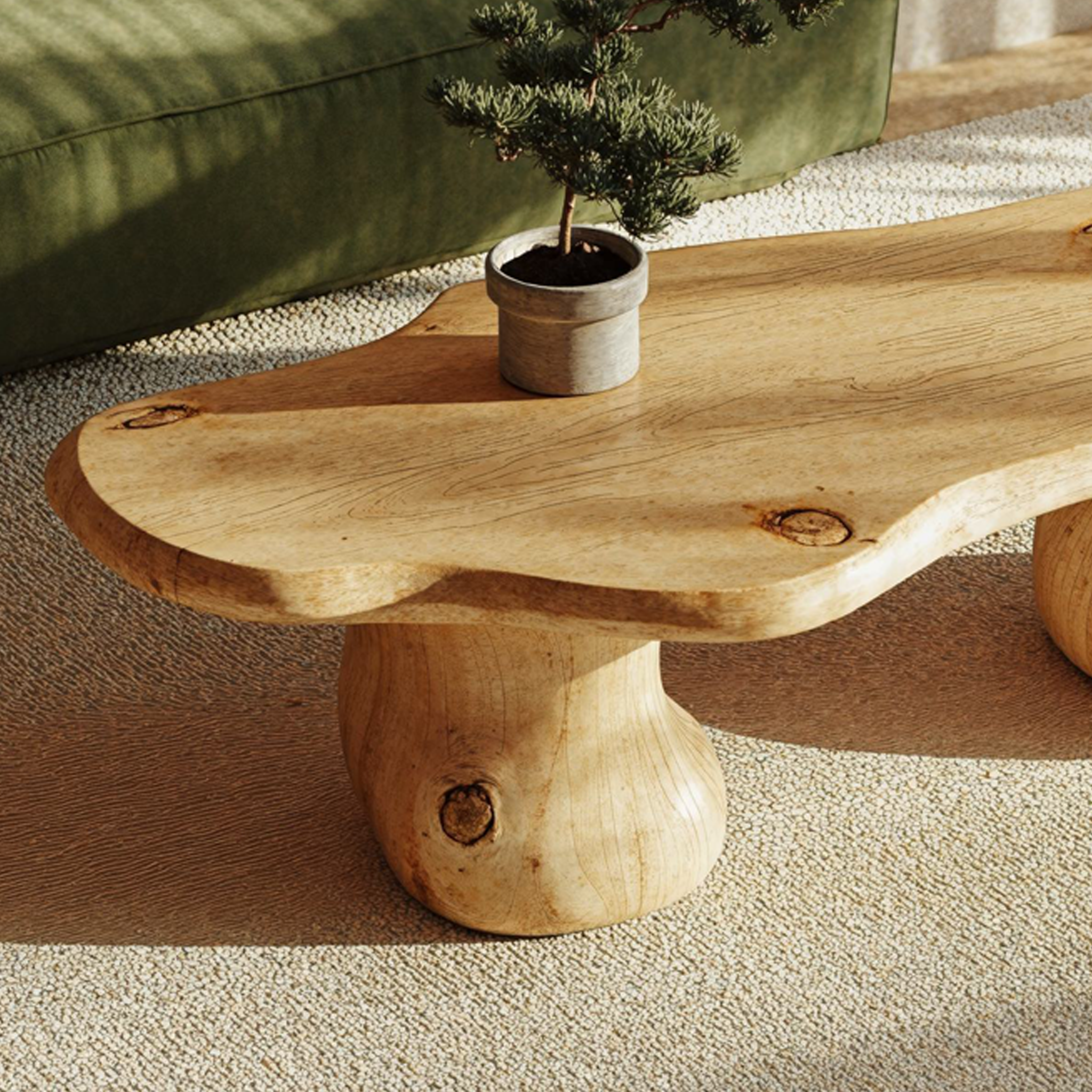 Modern Wood Coffee Table Home Decor SILDTCF056