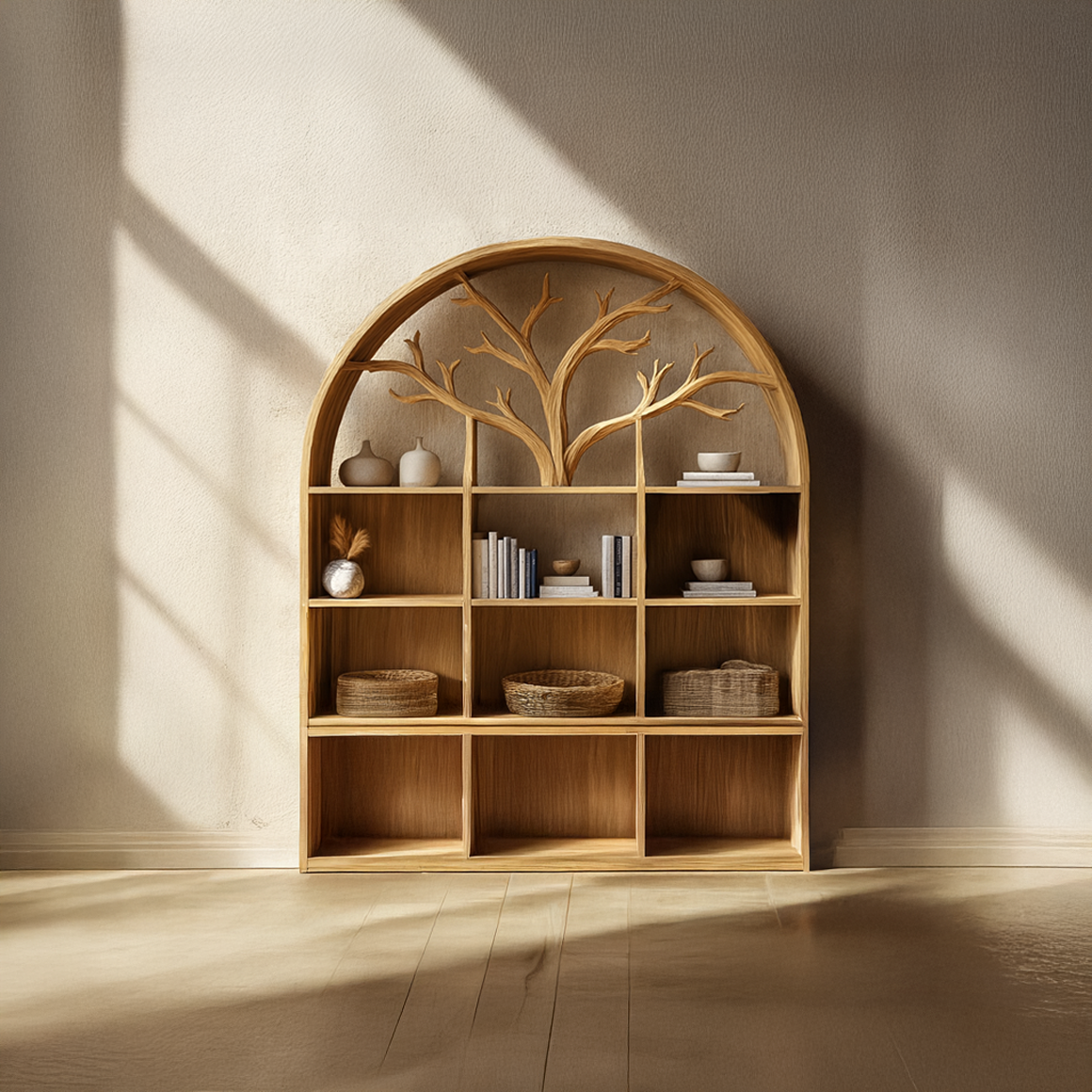 Rustic Tree Storage Cabinet Bedroom And Living Room SINLSASC234