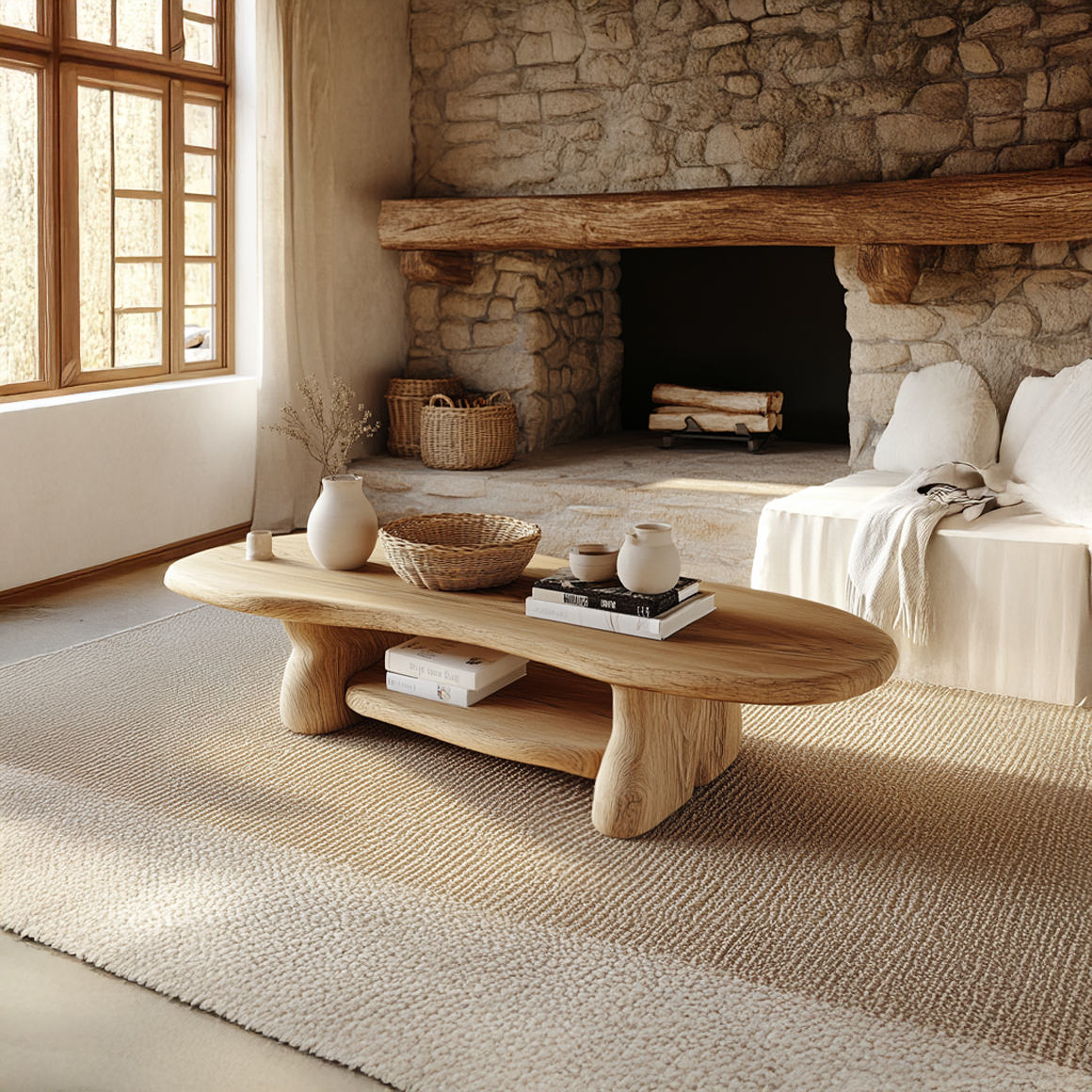 Rustic Minimal Coffee Table Living Room Or Lounge Room SINLSACF227