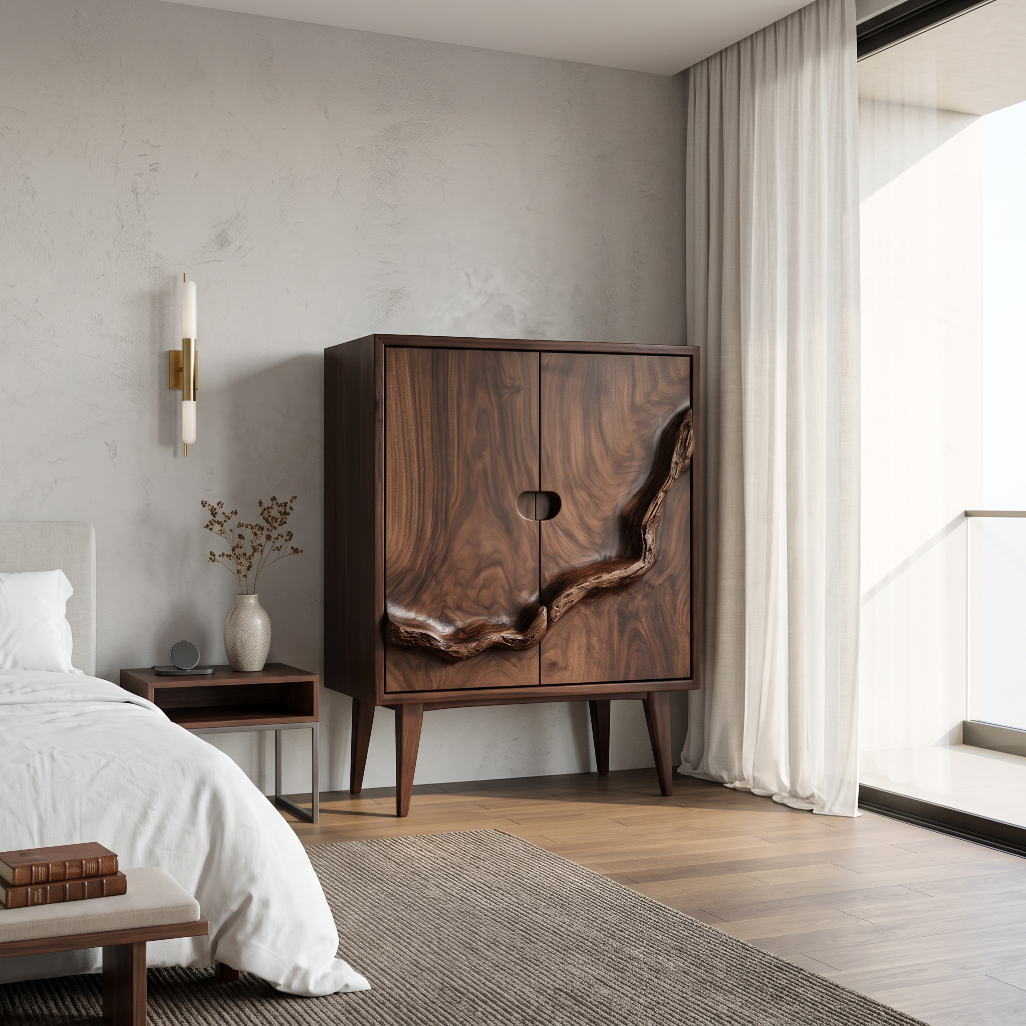 Rustic Artisan Cabinet Living Room And Bedroom SINLSASC346